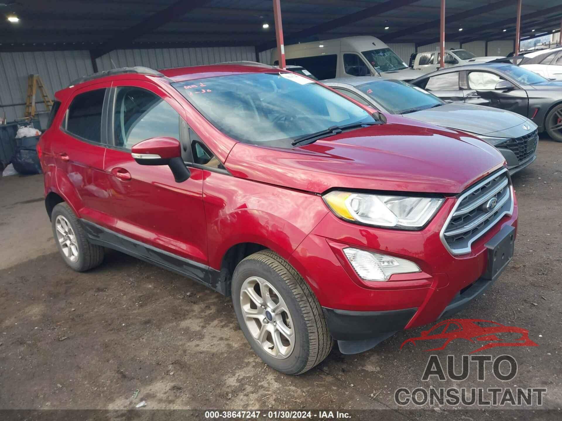 FORD ECOSPORT 2020 - MAJ6S3GL7LC341264