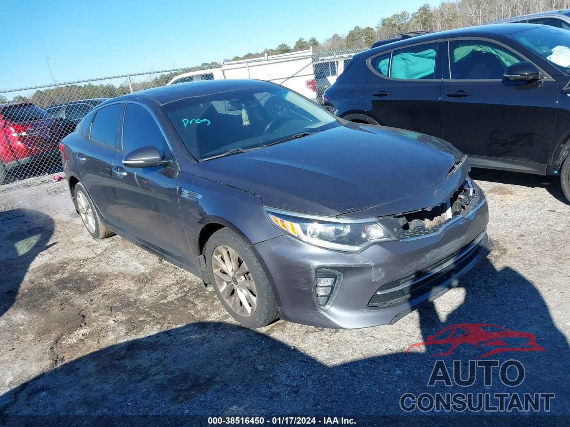 KIA OPTIMA 2018 - 5XXGT4L38JG231750