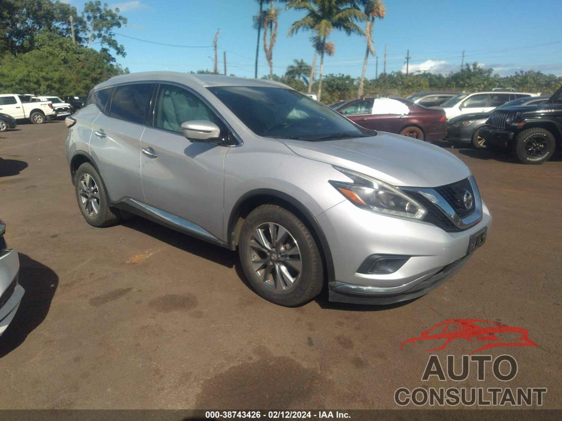 NISSAN MURANO 2018 - 5N1AZ2MG9JN146541