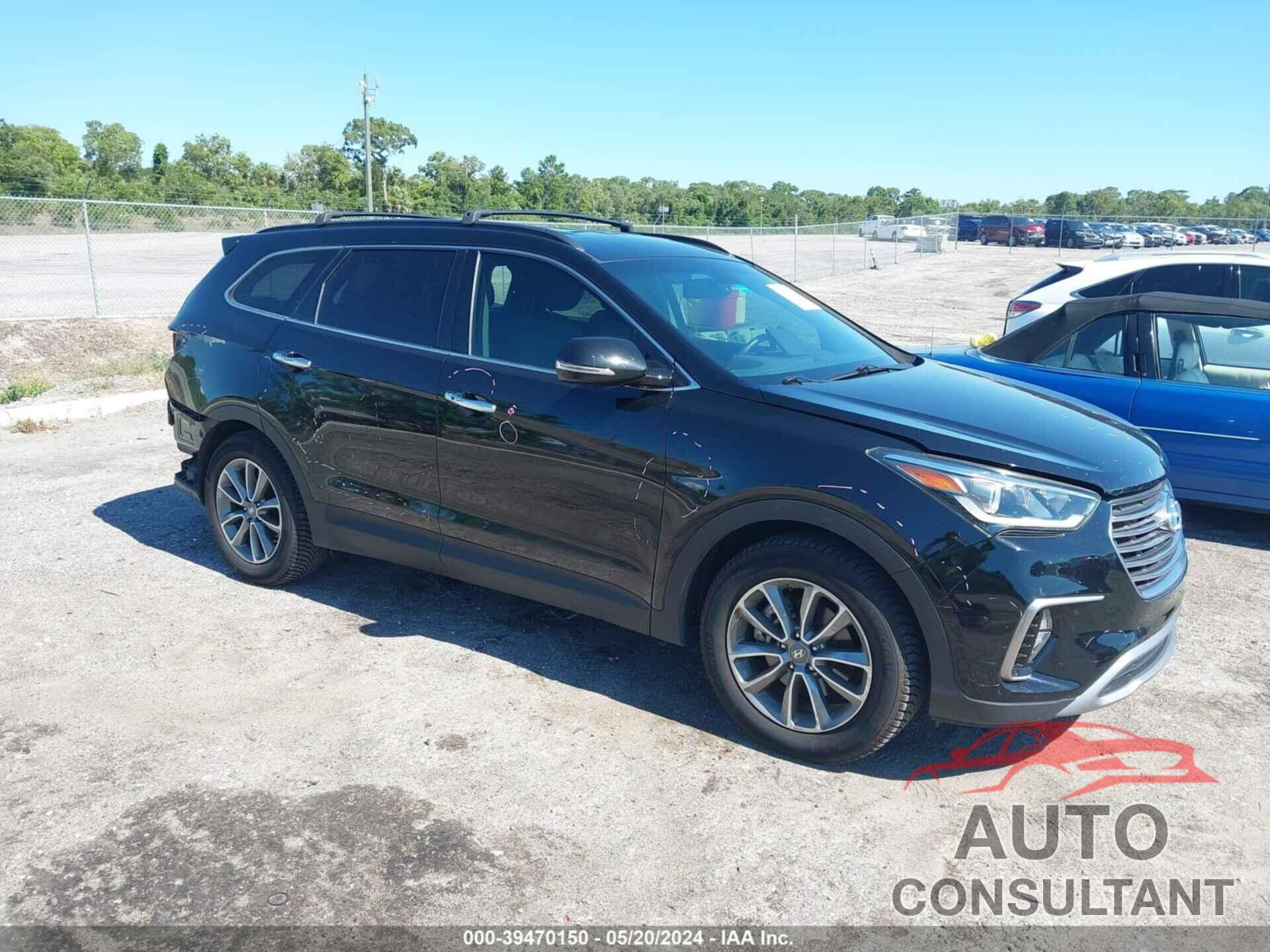 HYUNDAI SANTA FE 2017 - KM8SN4HF3HU237382