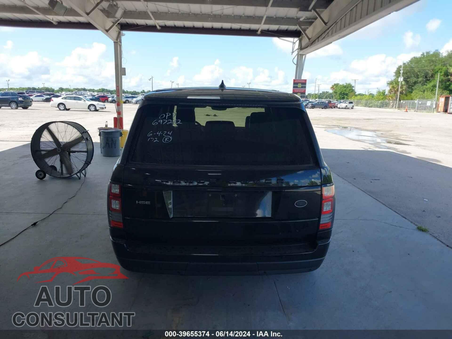 LAND ROVER RANGE ROVER 2017 - SALGS2FV8HA346822