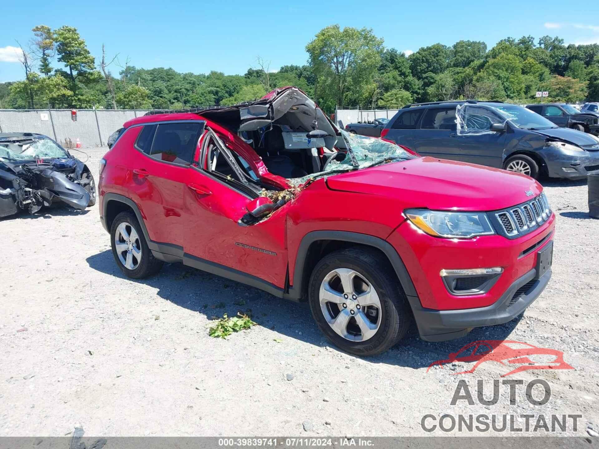 JEEP COMPASS 2019 - 3C4NJDBB7KT755211