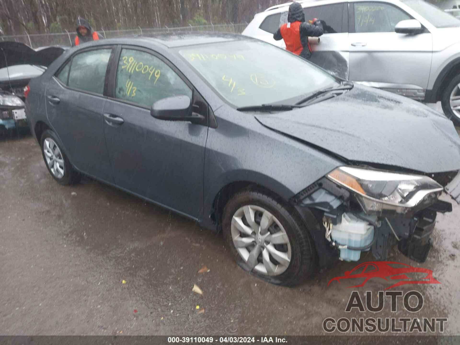 TOYOTA COROLLA 2016 - 2T1BURHEXGC520353