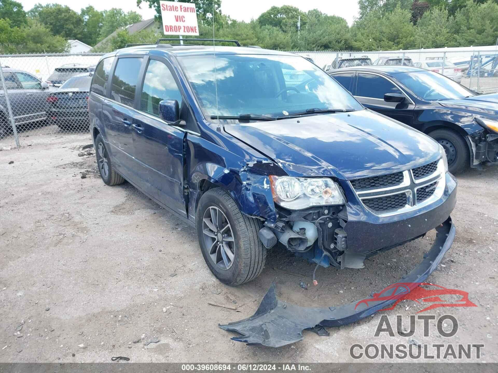 DODGE GRAND CARAVAN 2017 - 2C4RDGCG1HR765541