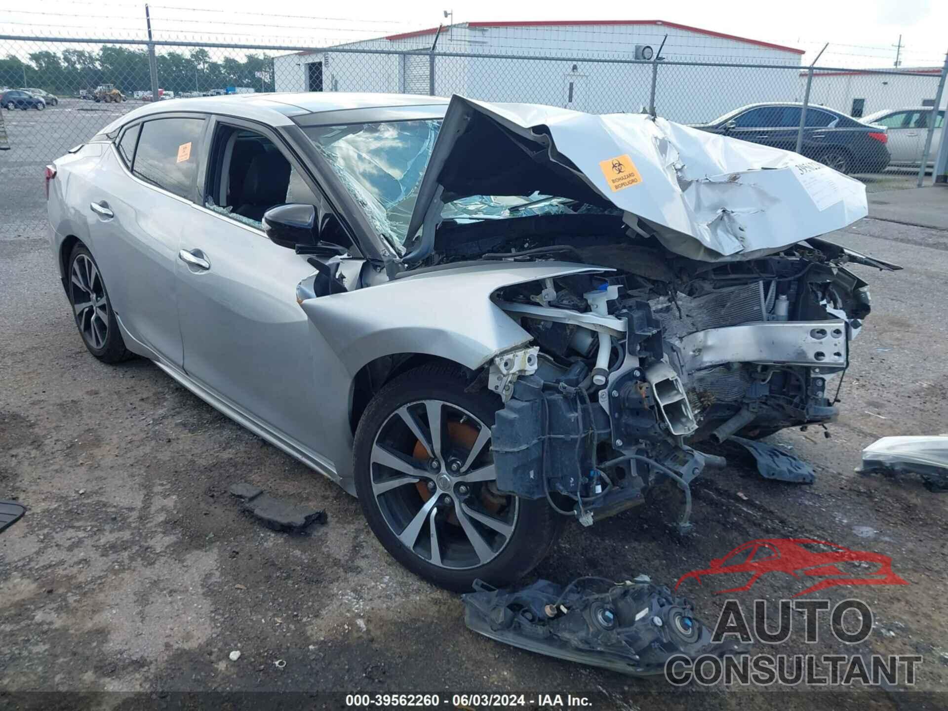 NISSAN MAXIMA 2018 - 1N4AA6AP2JC397636