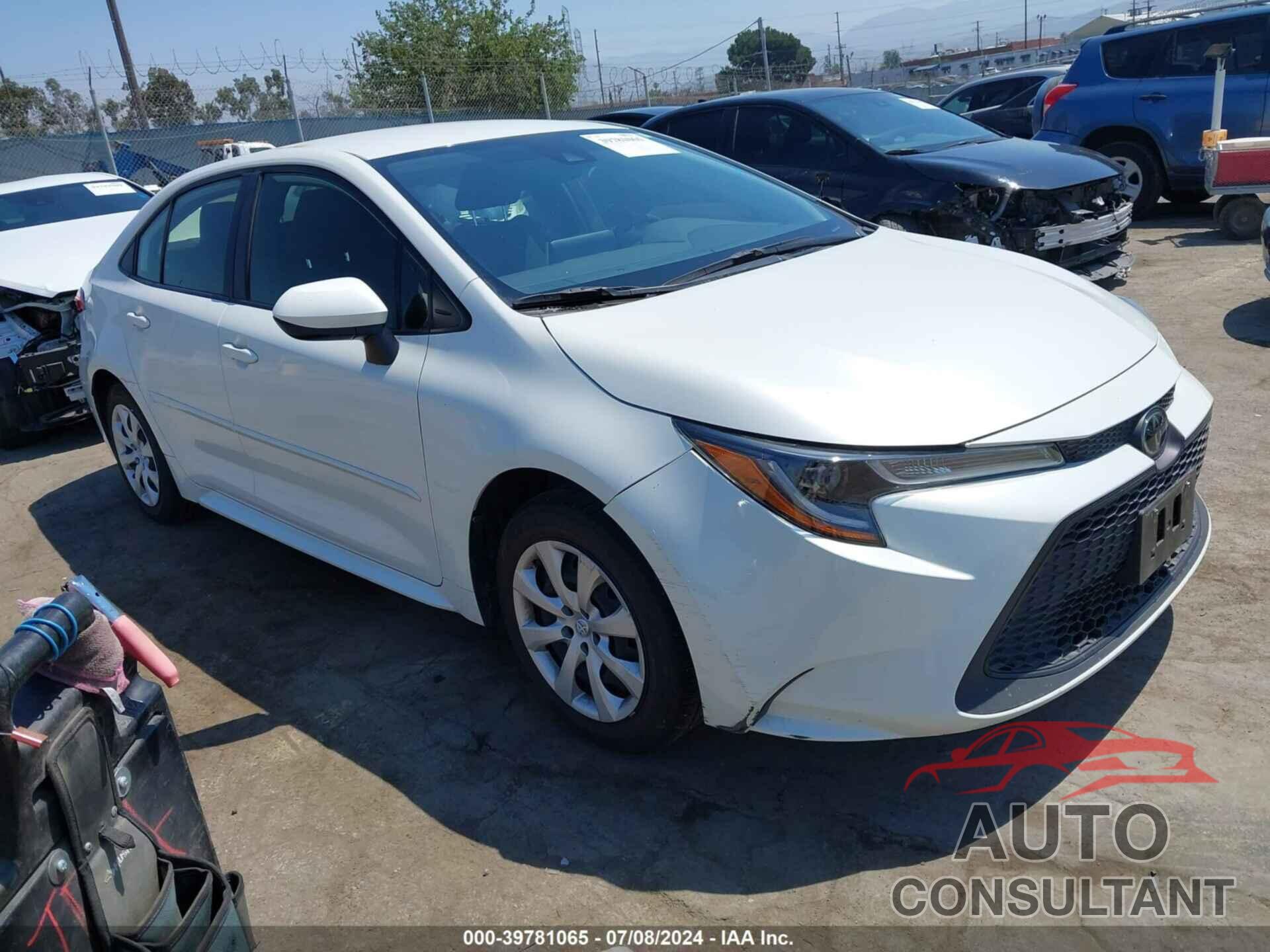 TOYOTA COROLLA 2021 - JTDEPMAE8MJ177415