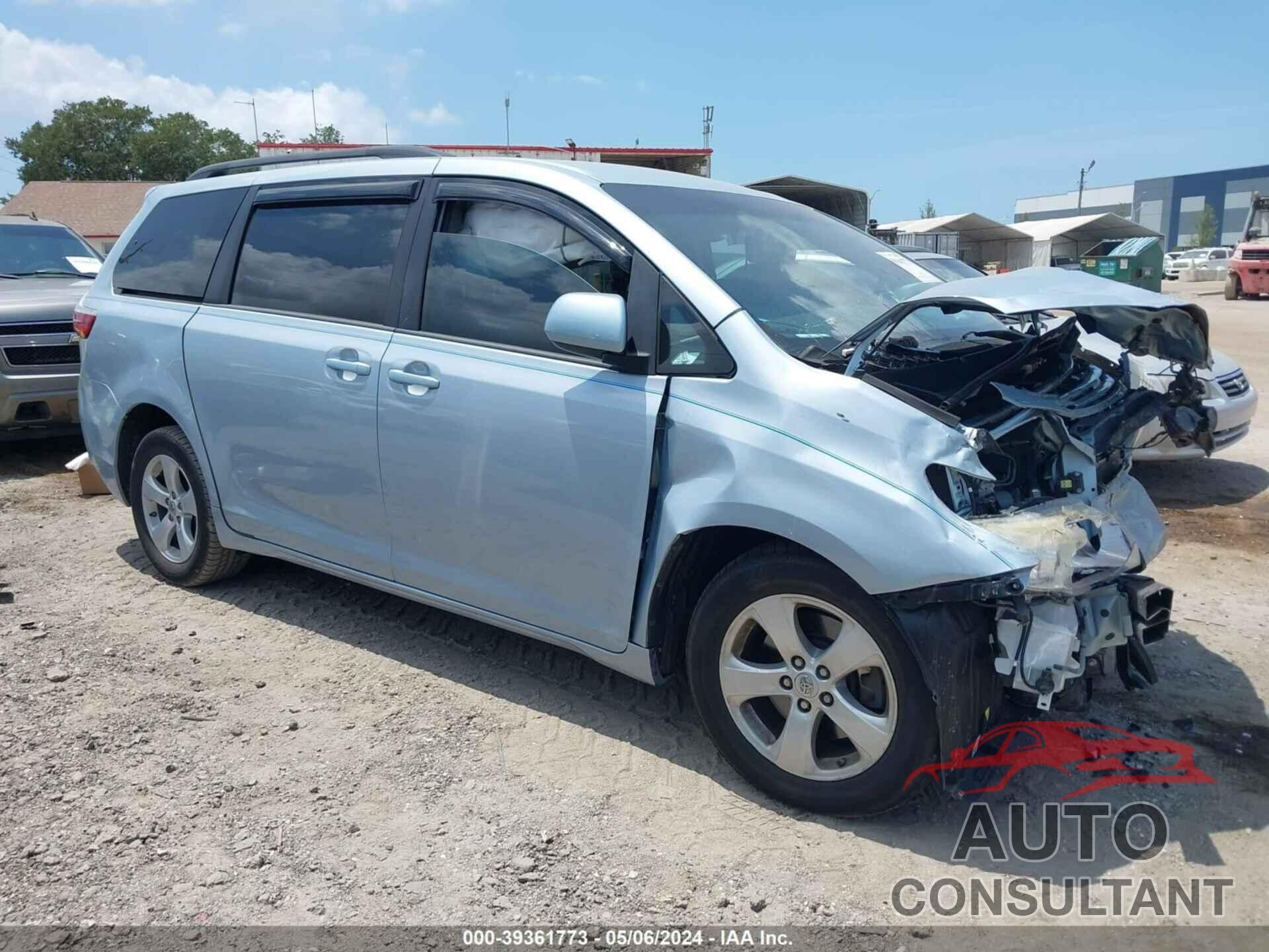 TOYOTA SIENNA 2016 - 5TDKK3DC5GS761445