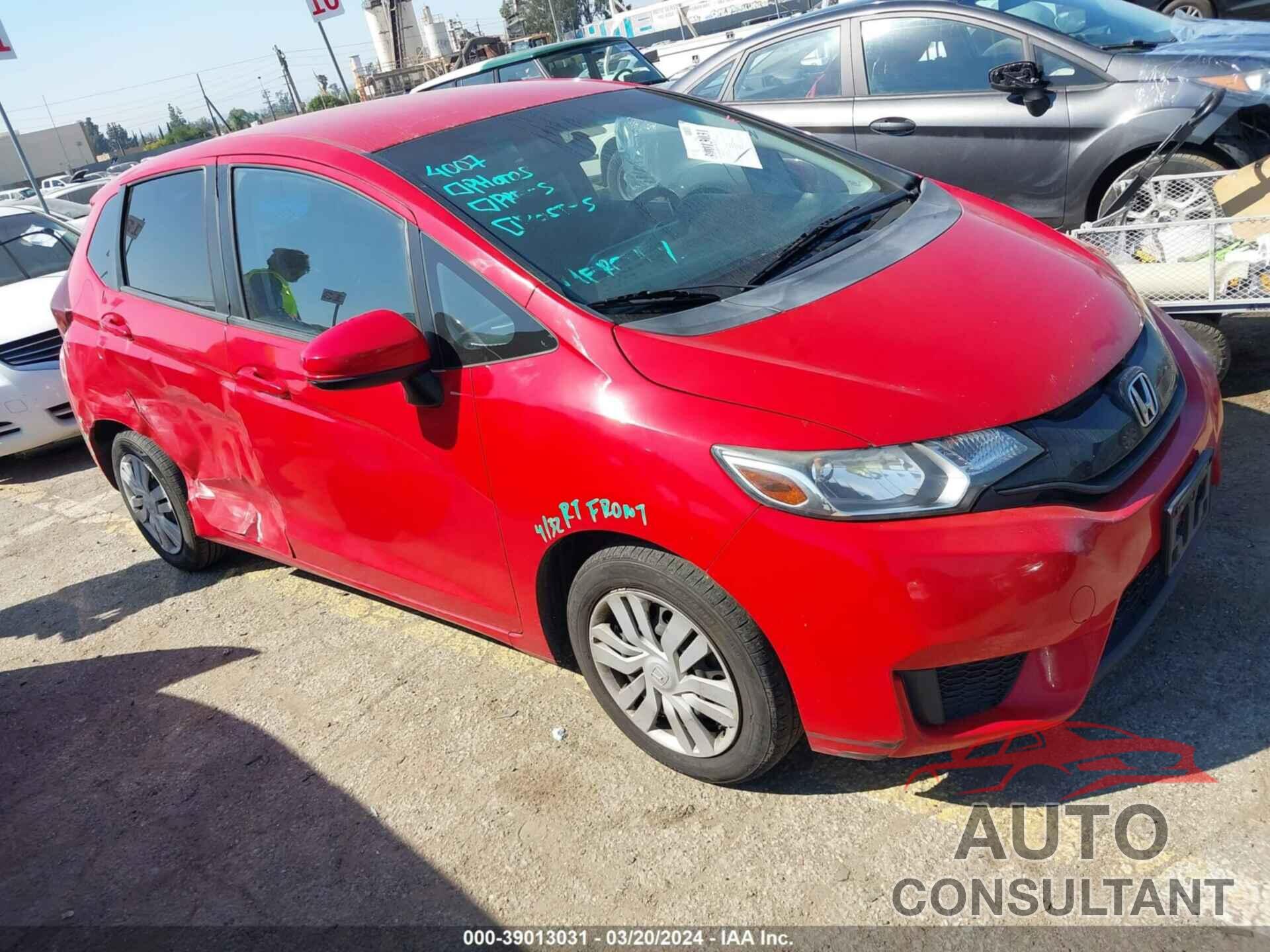 HONDA FIT 2016 - JHMGK5H56GS004881