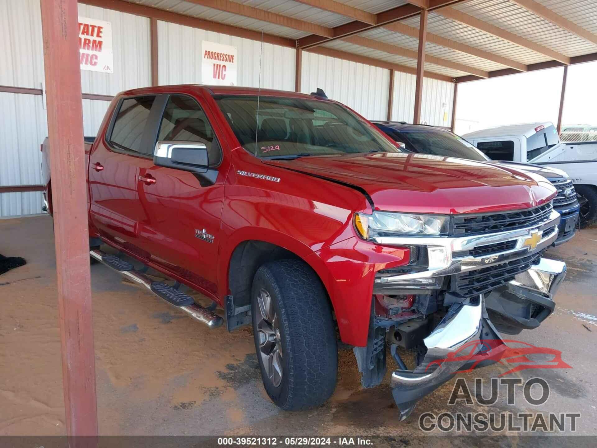 CHEVROLET SILVERADO 1500 2021 - 1GCPWCED0MZ180625
