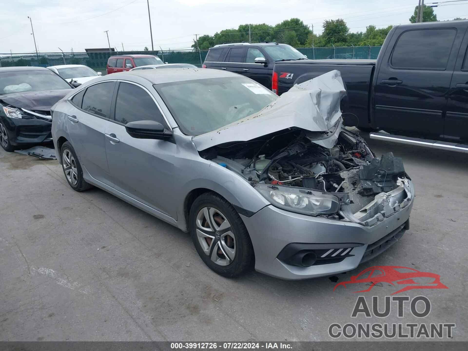 HONDA CIVIC 2018 - 2HGFC2F54JH607940