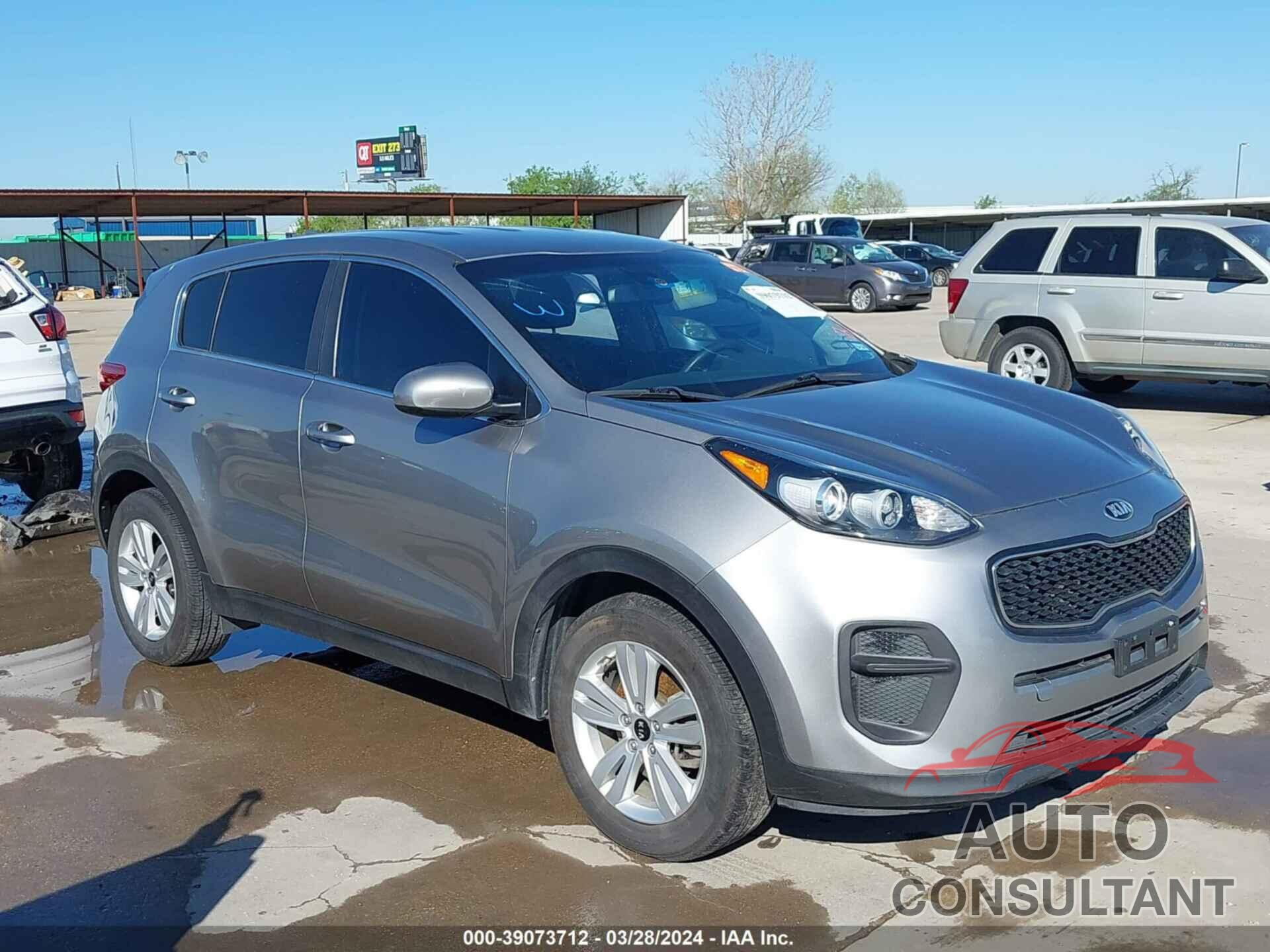KIA SPORTAGE 2019 - KNDPM3AC6K7582340