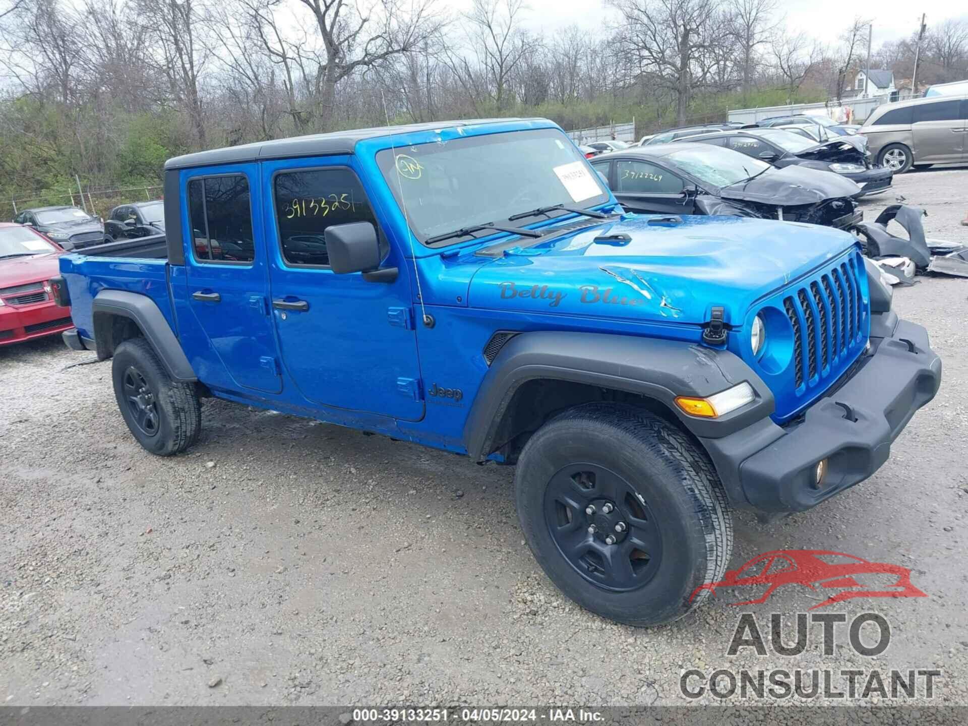 JEEP GLADIATOR 2022 - 1C6HJTAG9NL139201