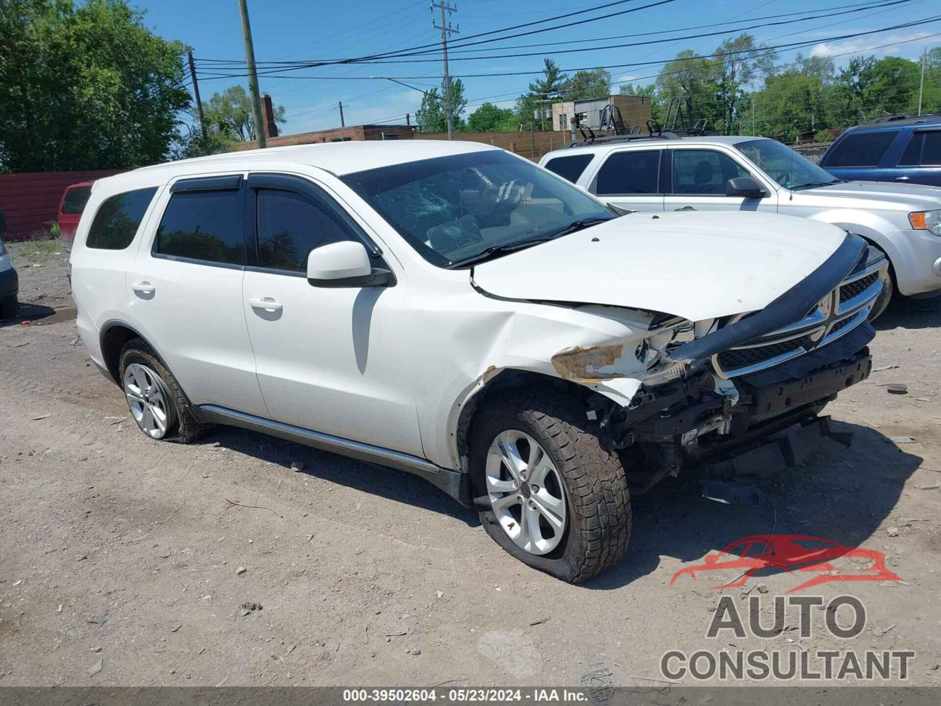 DODGE DURANGO 2012 - 1C4RDJAG1CC213071