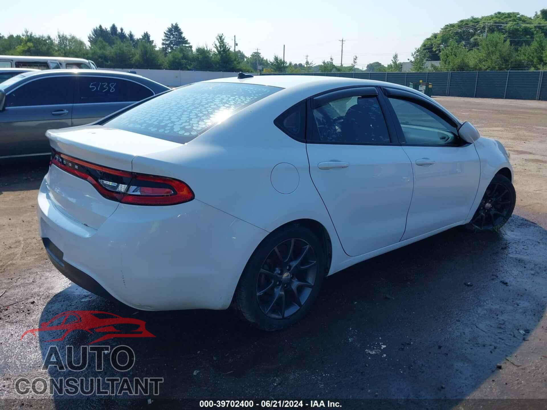 DODGE DART 2016 - 1C3CDFAAXGD577797