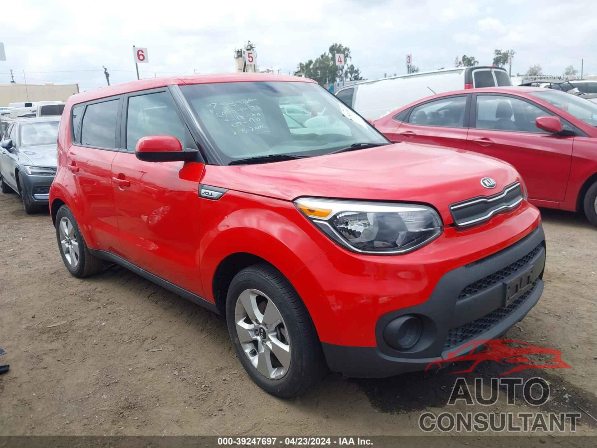 KIA SOUL 2019 - KNDJN2A22K7018916