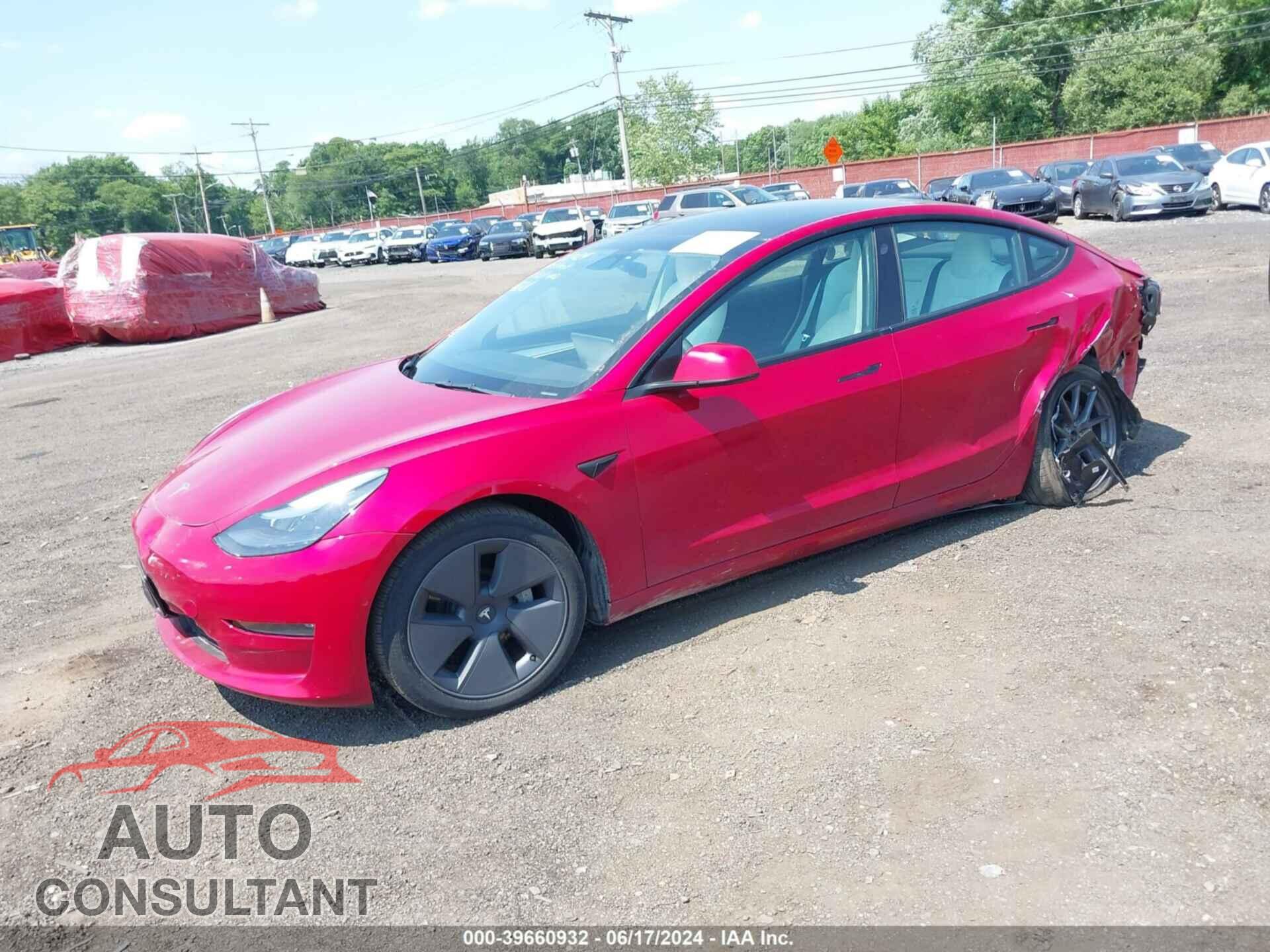 TESLA MODEL 3 2022 - 5YJ3E1EB8NF231221