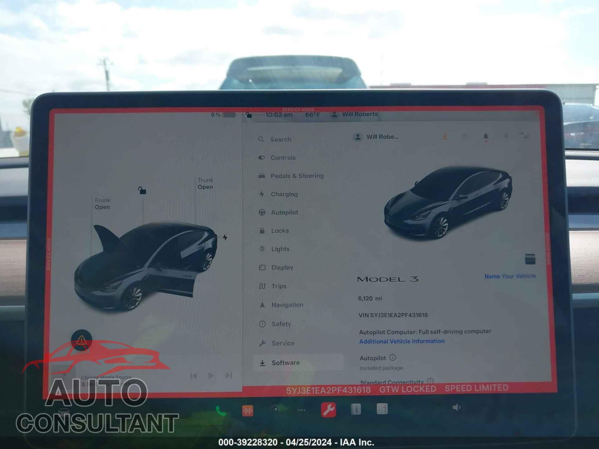 TESLA MODEL 3 2023 - 5YJ3E1EA2PF431618