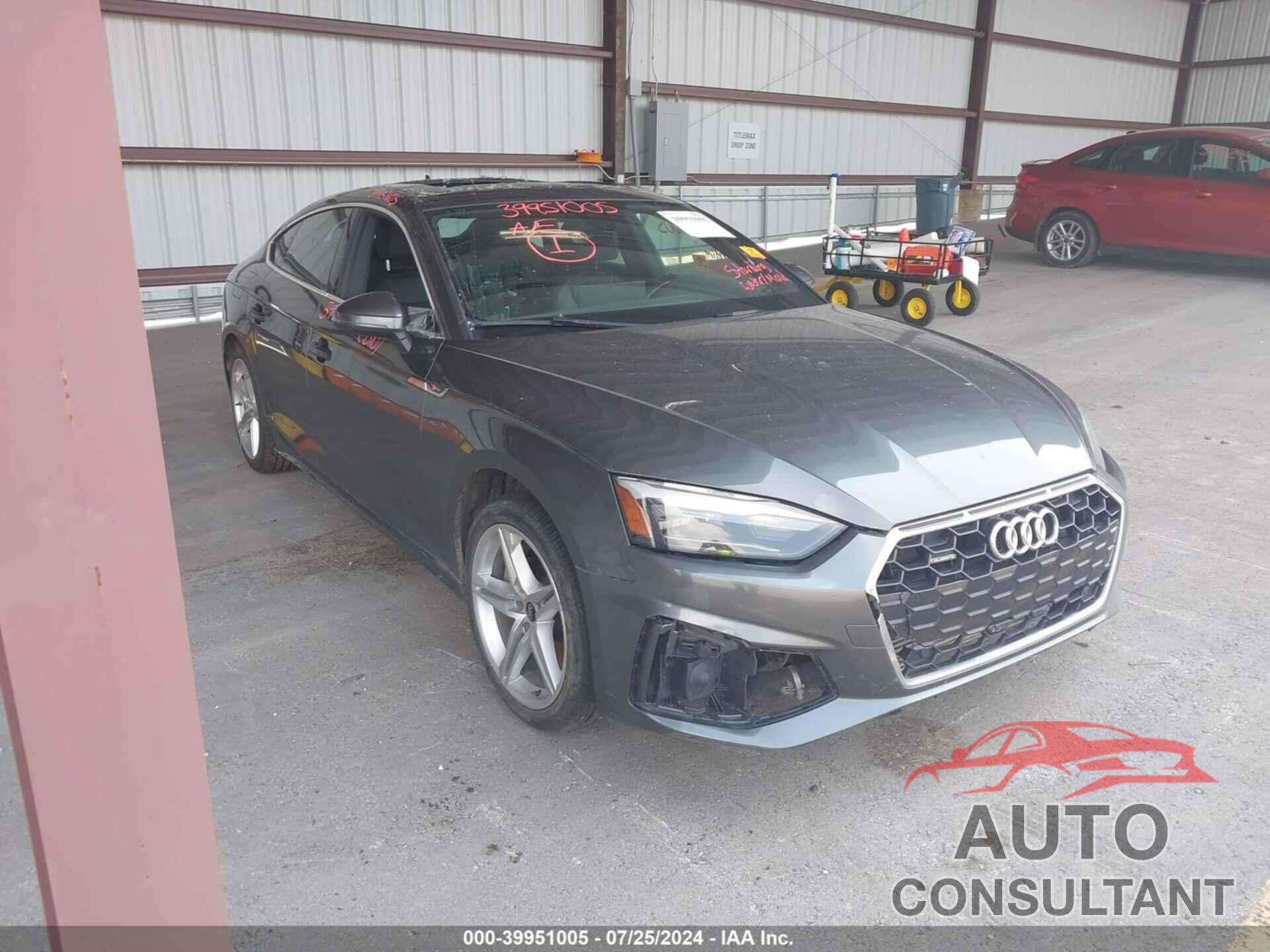 AUDI A5 SPORTBACK 2021 - WAUDACF55MA059206