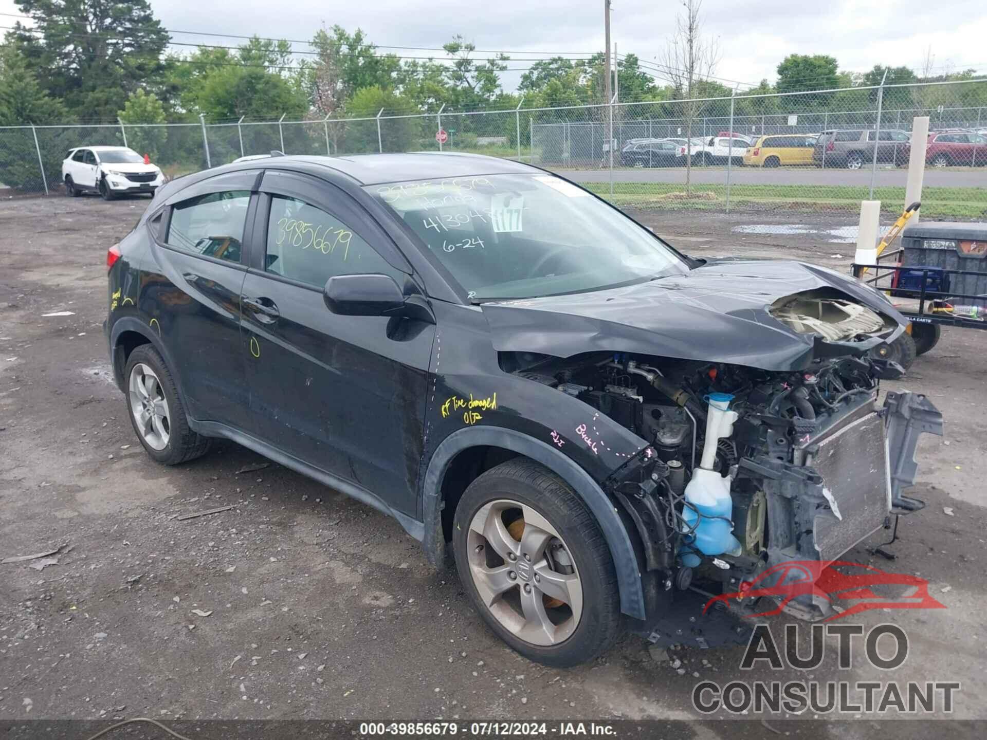 HONDA HR-V 2018 - 3CZRU6H35JM730024