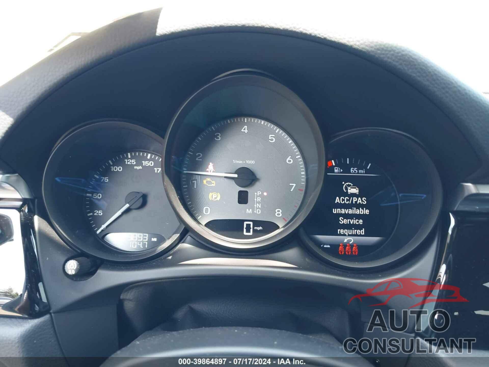 PORSCHE MACAN 2022 - WP1AG2A50NLB25140