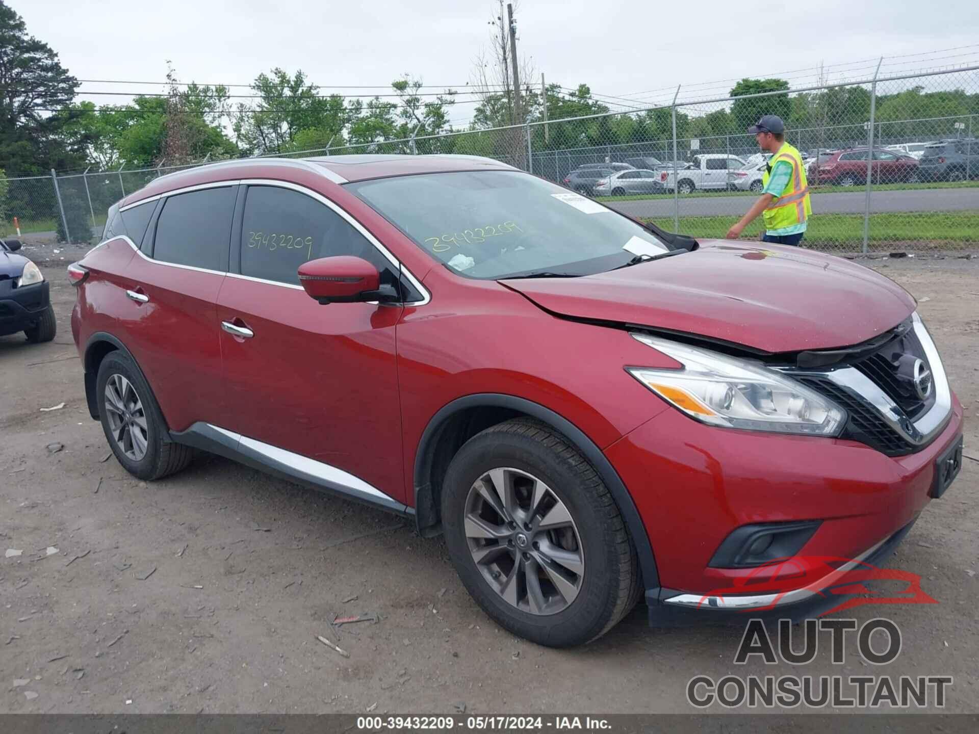 NISSAN MURANO 2017 - 5N1AZ2MH4HN154789