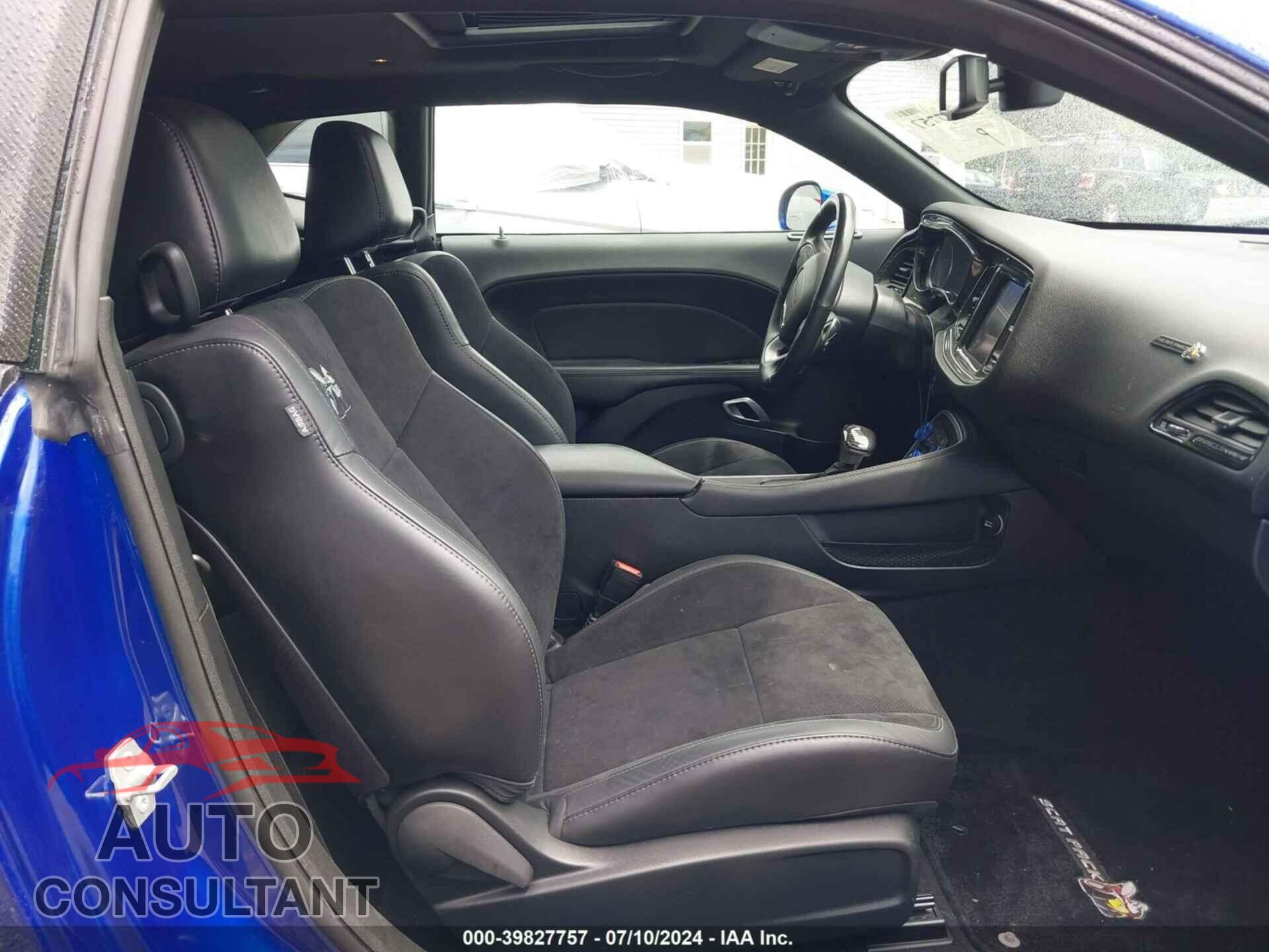 DODGE CHALLENGER 2019 - 2C3CDZFJ2KH691394