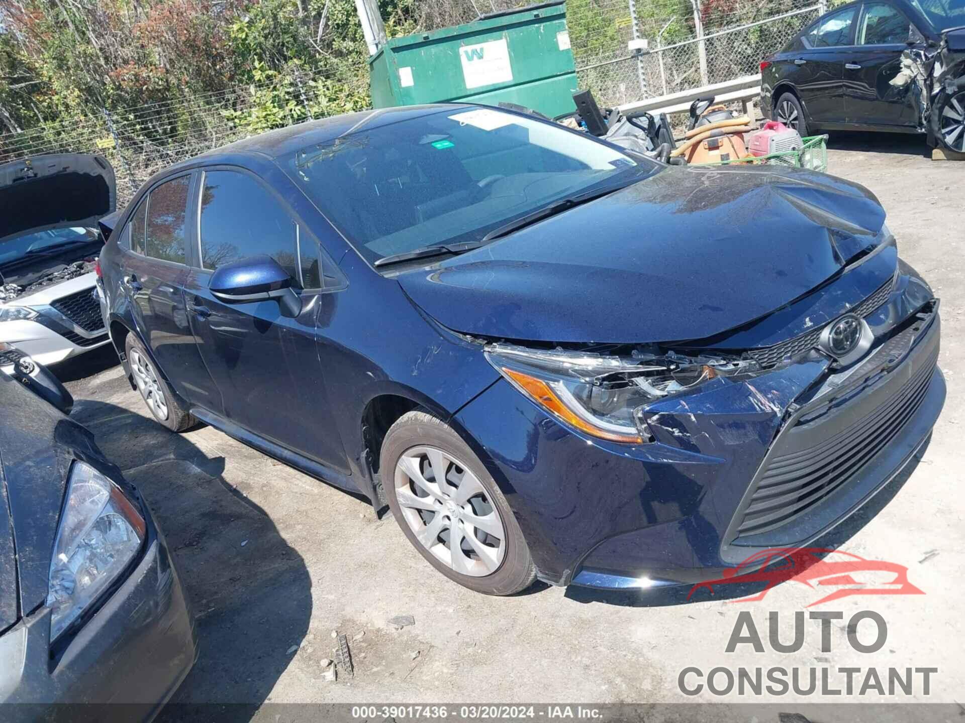 TOYOTA COROLLA 2023 - JTDB4MEEXPJ008927