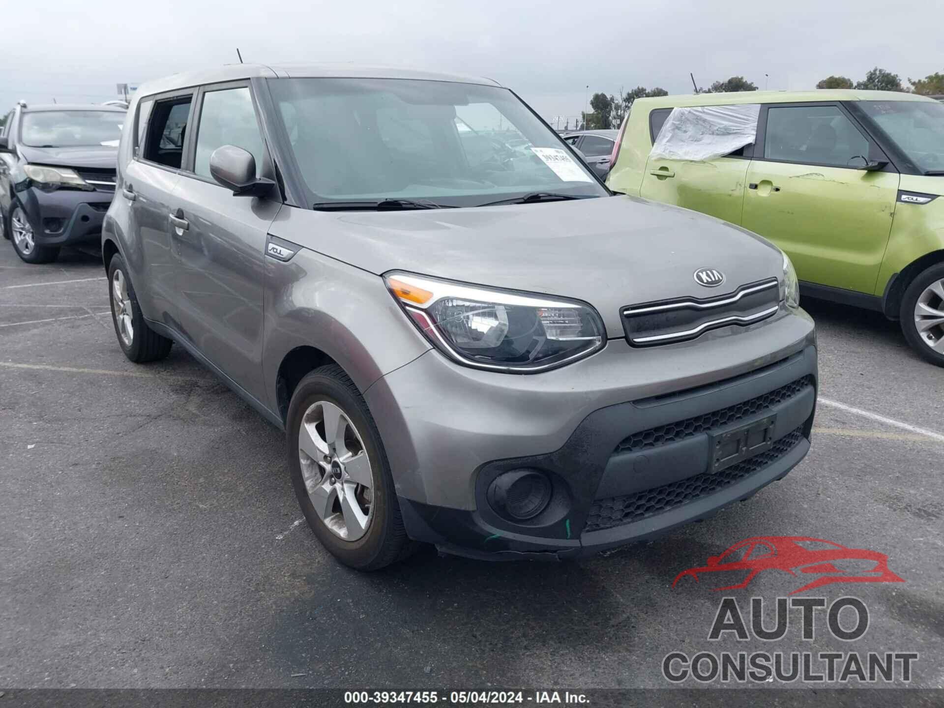 KIA SOUL 2019 - KNDJN2A23K7668502