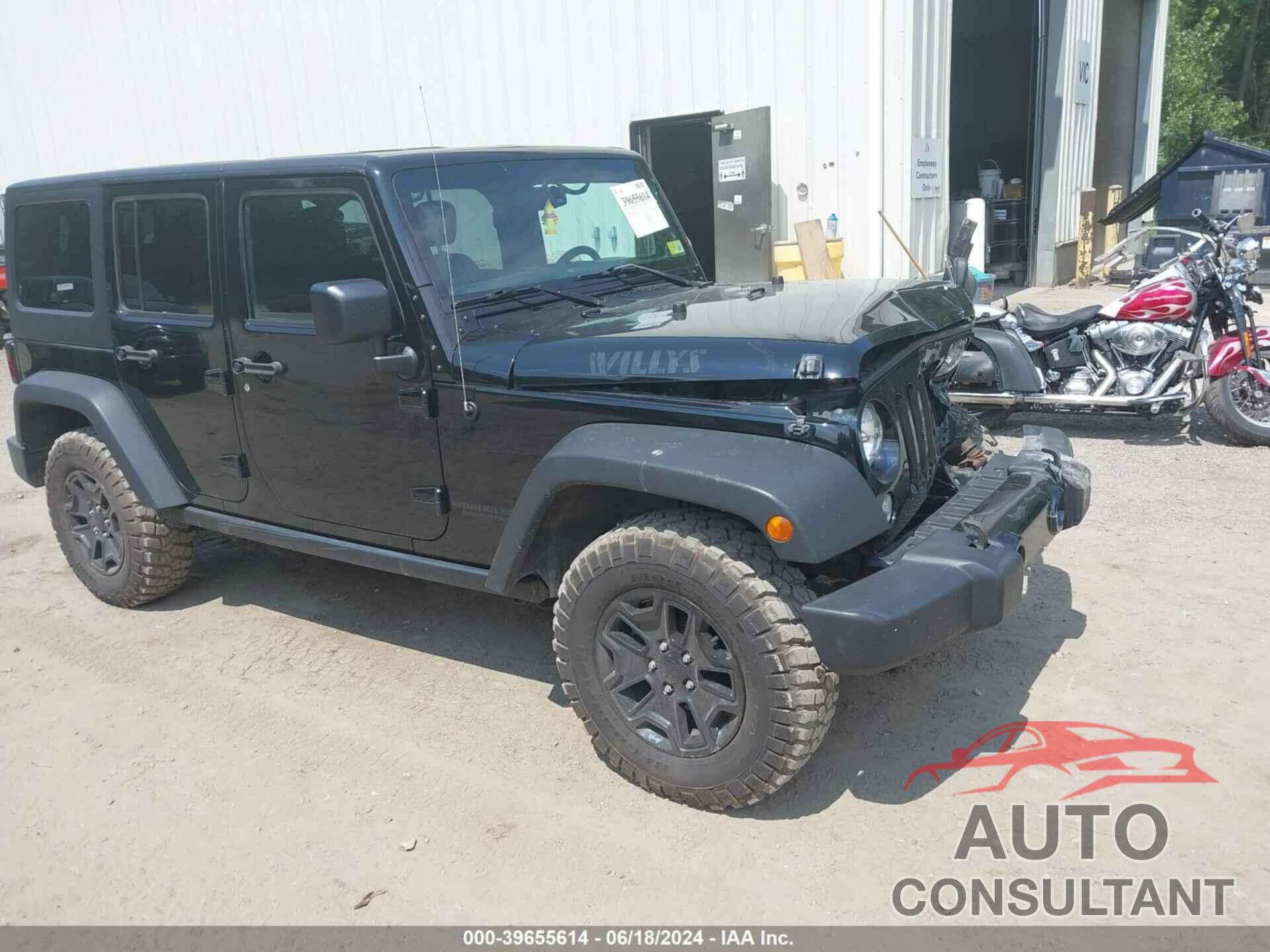 JEEP WRANGLER UNLIMITED 2016 - 1C4HJWDG4GL103005