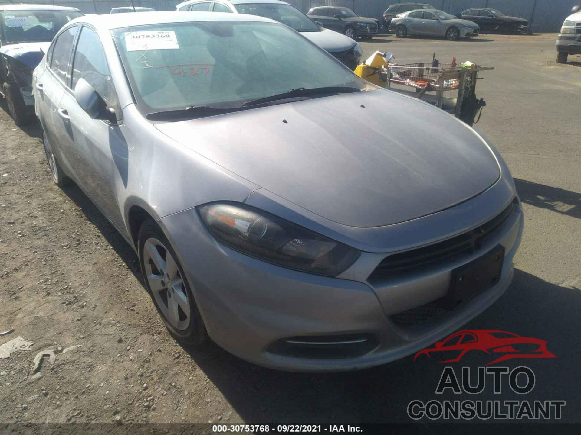 DODGE DART 2016 - 1C3CDFBB6GD538020