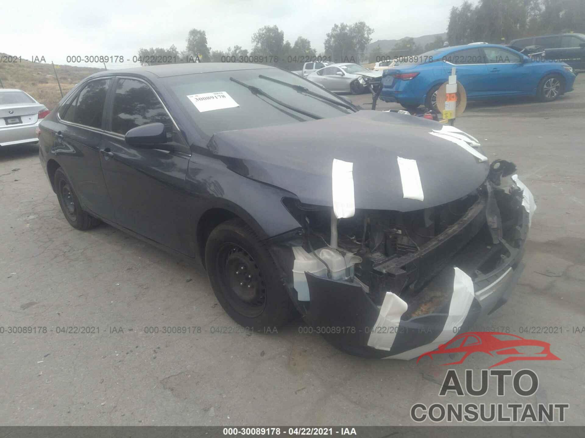 TOYOTA CAMRY 2016 - 4T4BF1FKXGR525948