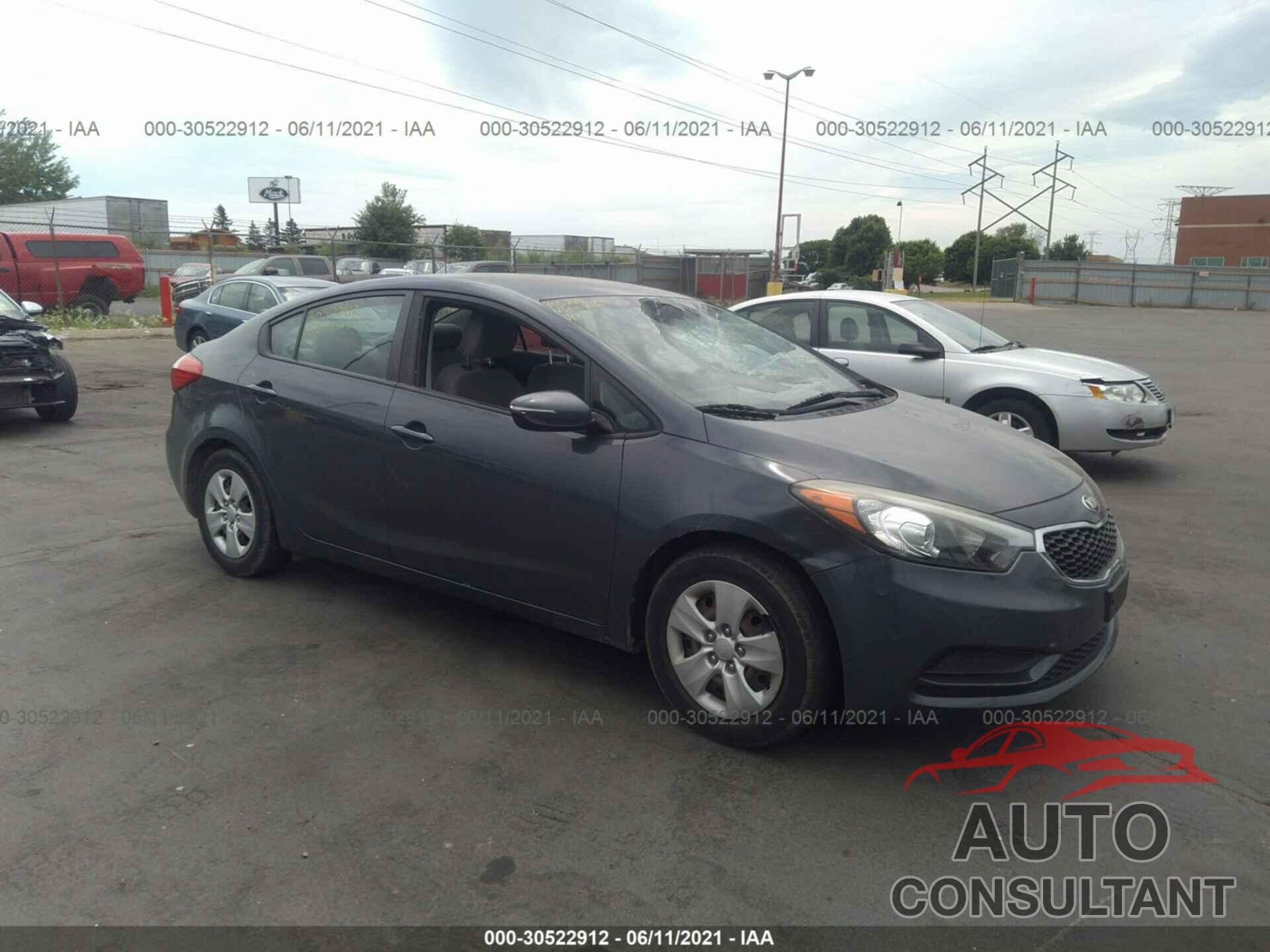 KIA FORTE 2016 - KNAFX4A68G5534373