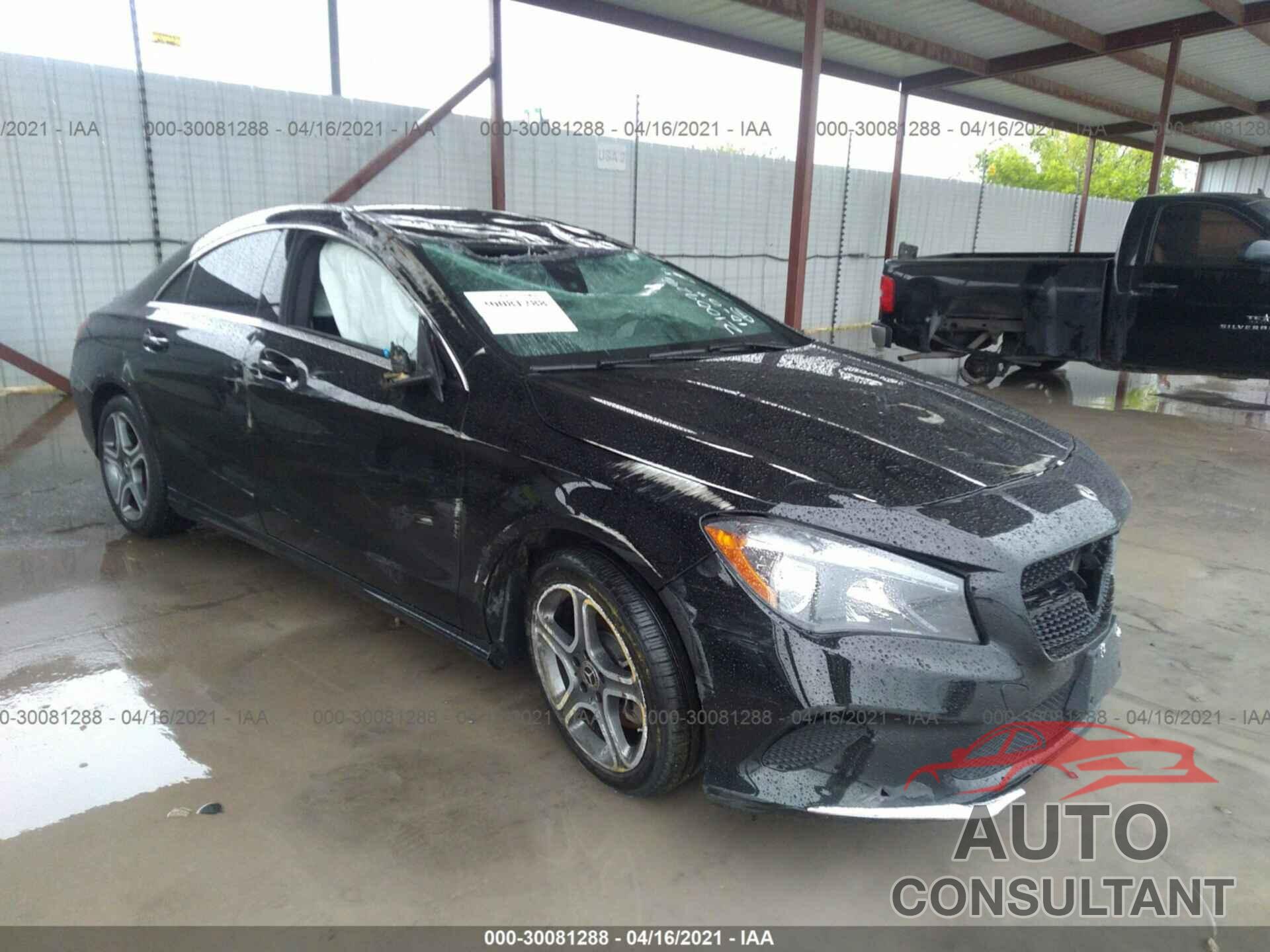 MERCEDES-BENZ CLA 2018 - WDDSJ4EB9JN602512