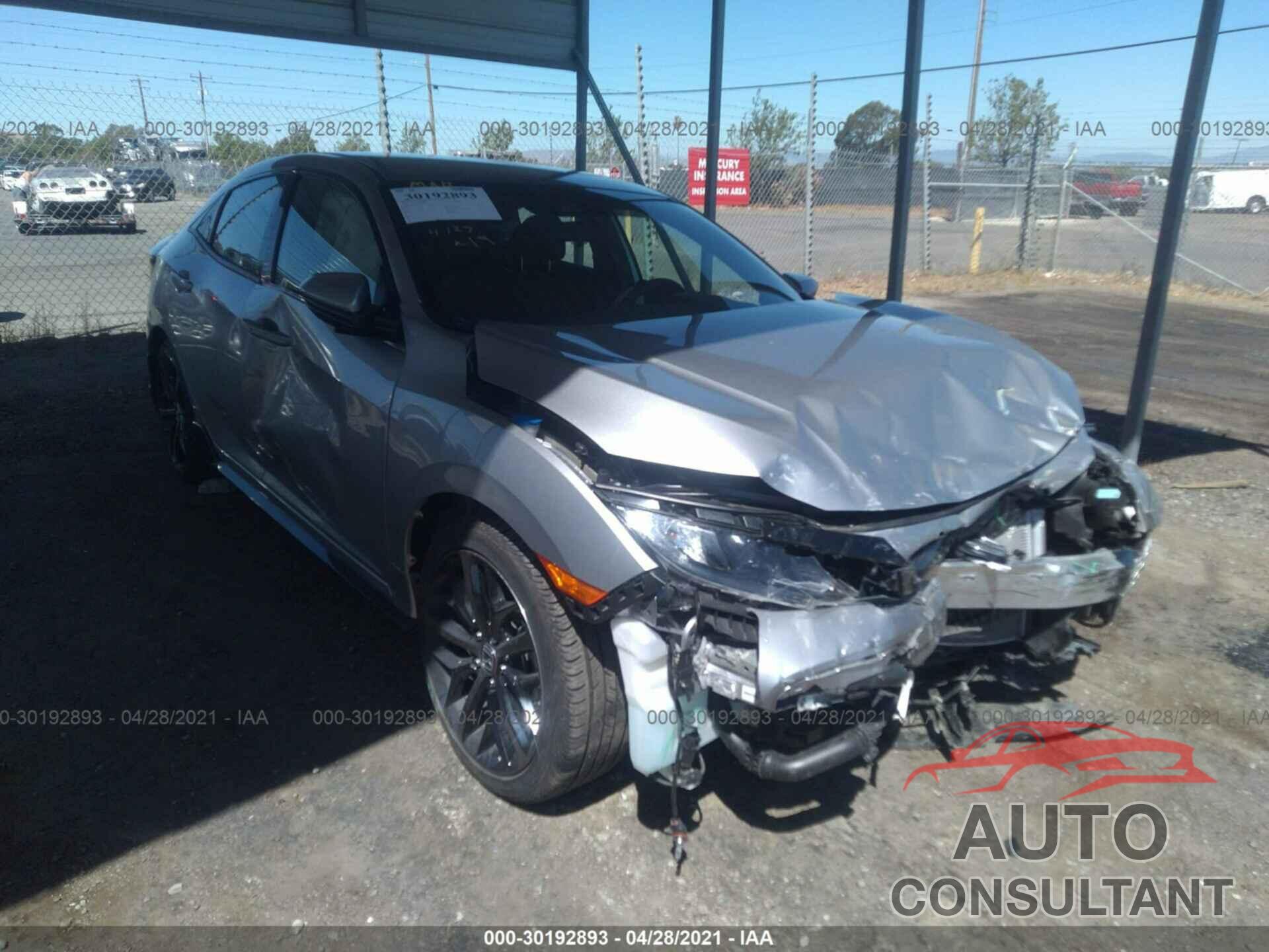 HONDA CIVIC HATCHBACK 2020 - SHHFK7H4XLU421149