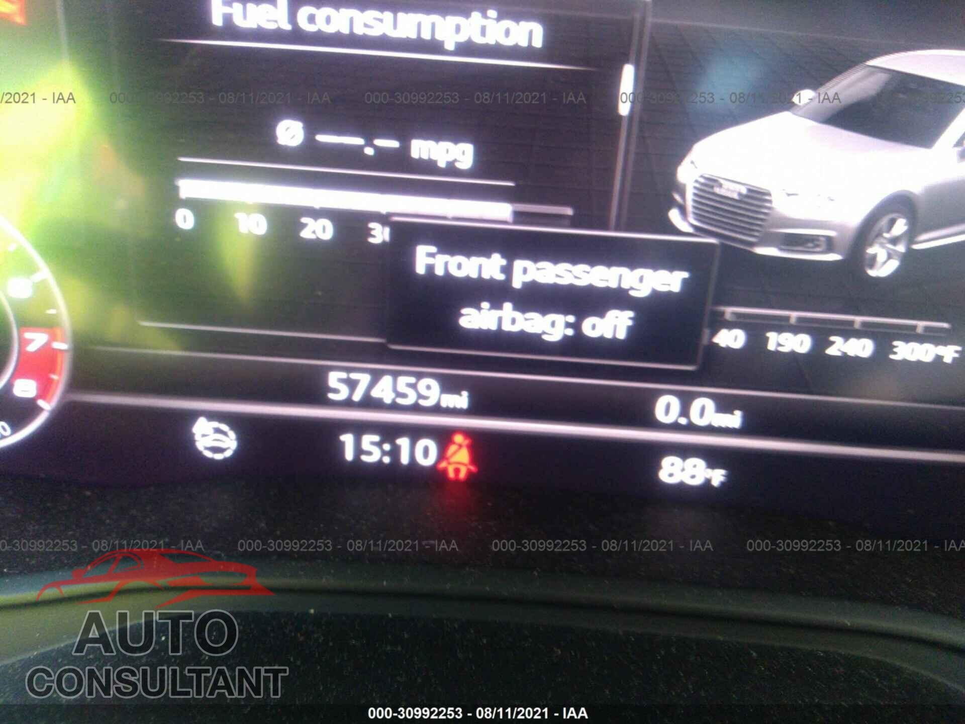 AUDI A4 2017 - WAUPNAF45HN058813