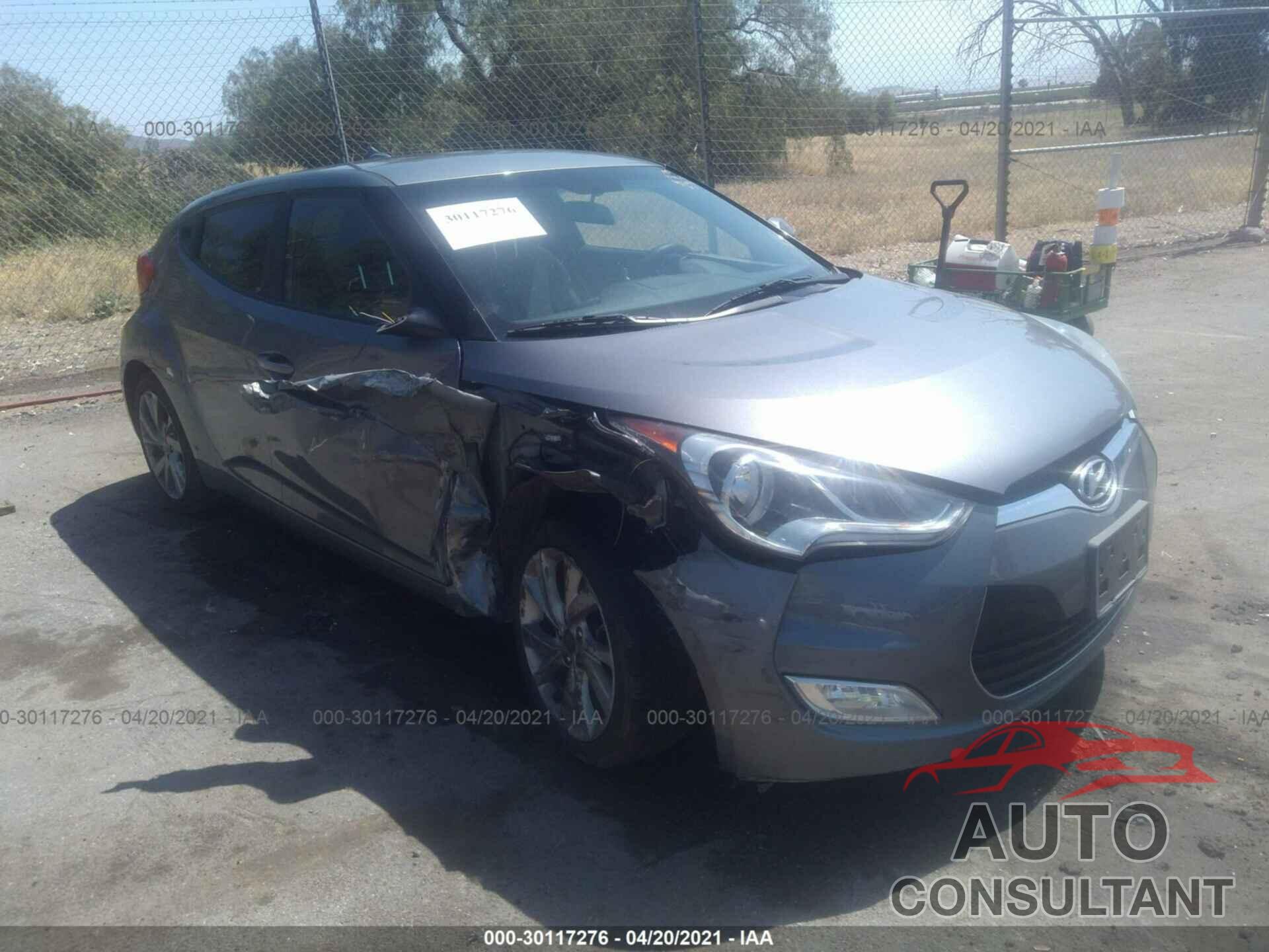 HYUNDAI VELOSTER 2017 - KMHTC6ADXHU309158