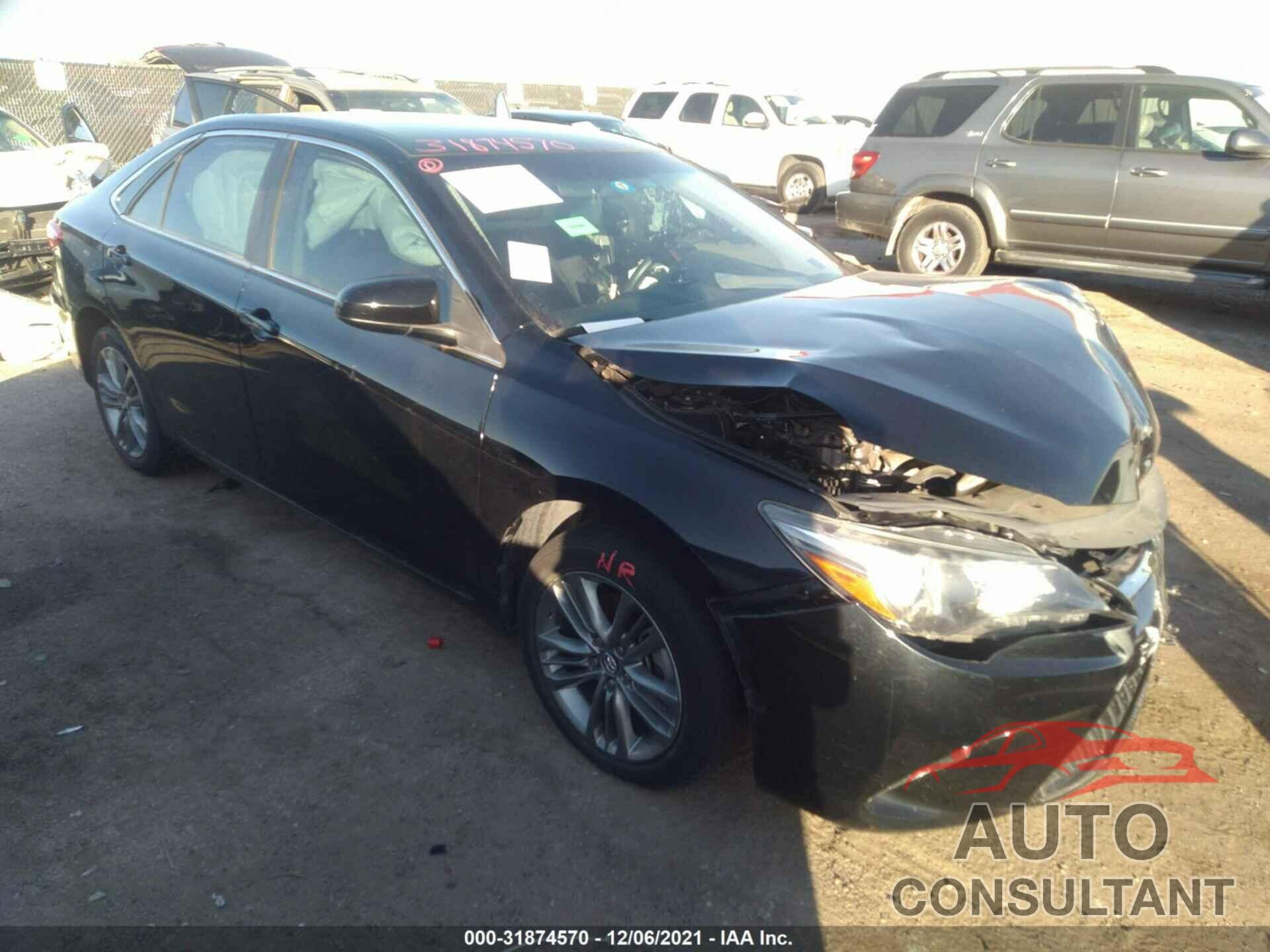 TOYOTA CAMRY 2017 - 4T1BF1FK0HU394797