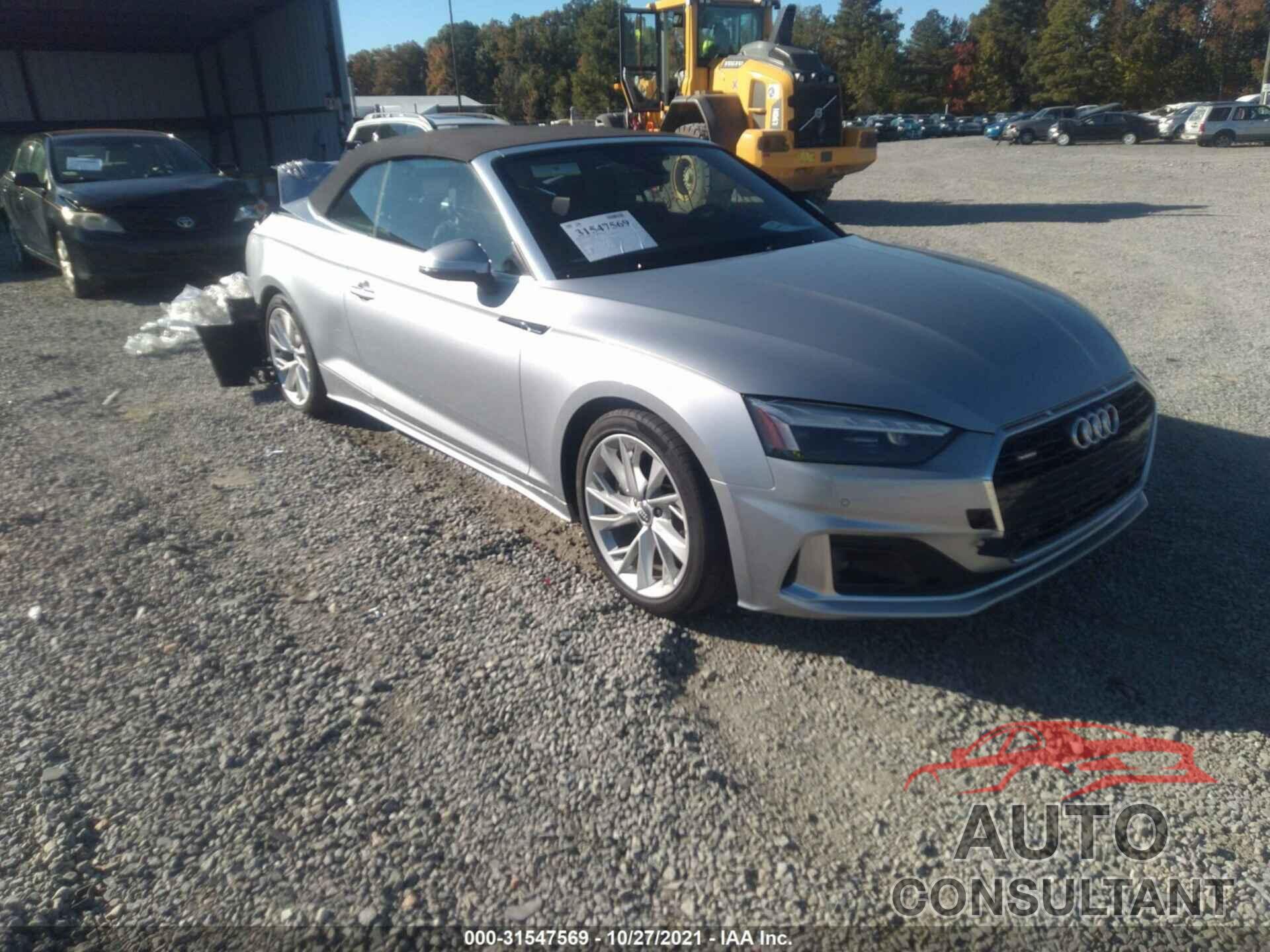 AUDI A5 CABRIOLET 2021 - WAUWAGF55MN000746