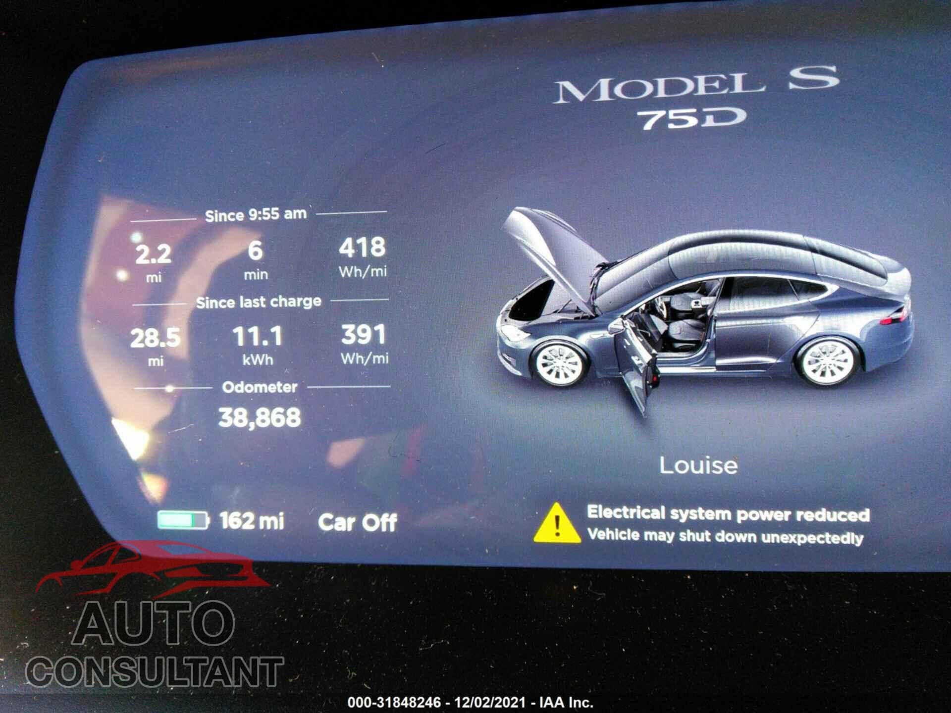TESLA MODEL S 2018 - 5YJSA1E28JF298015