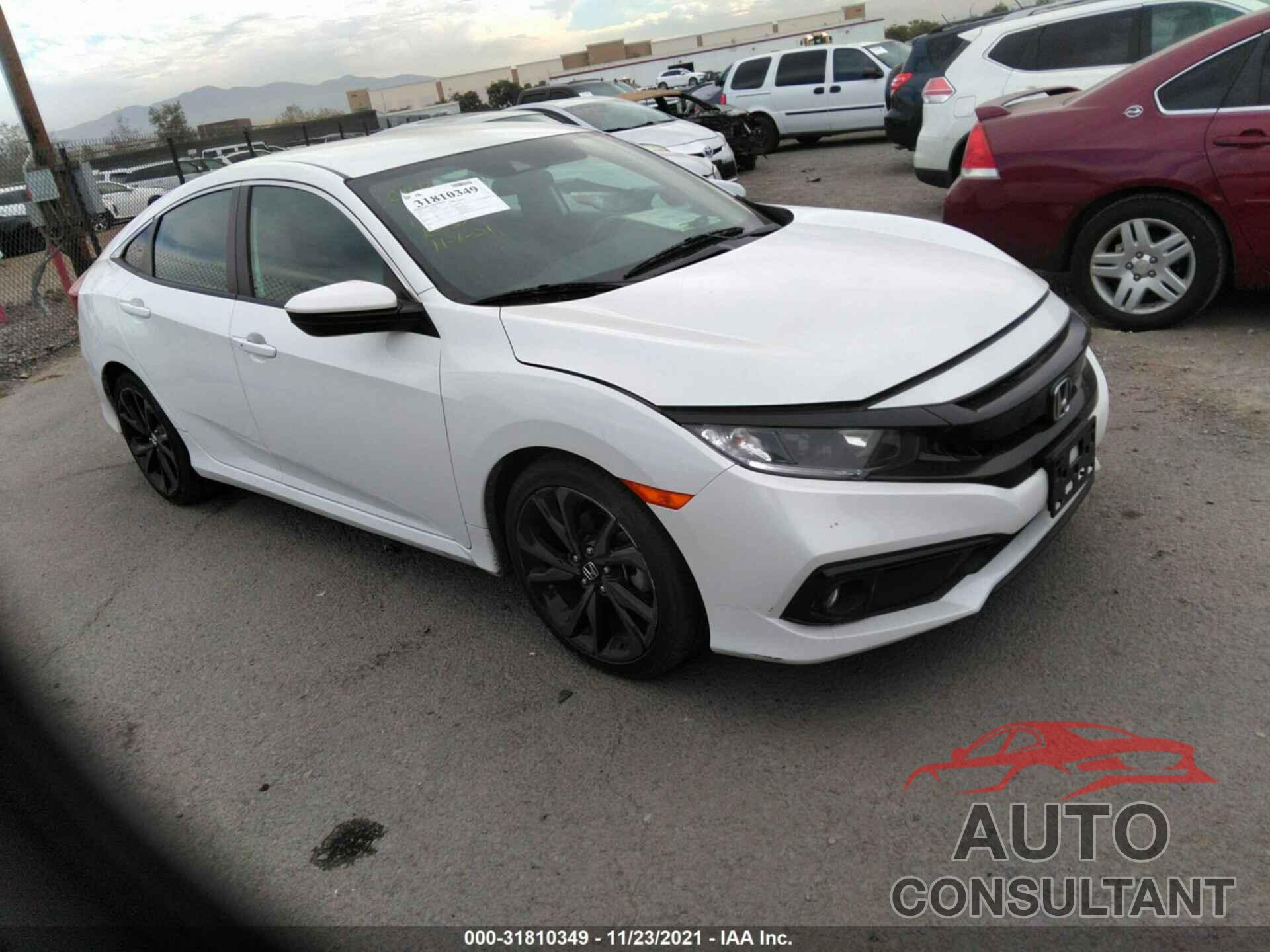 HONDA CIVIC SEDAN 2019 - 19XFC2F84KE202988