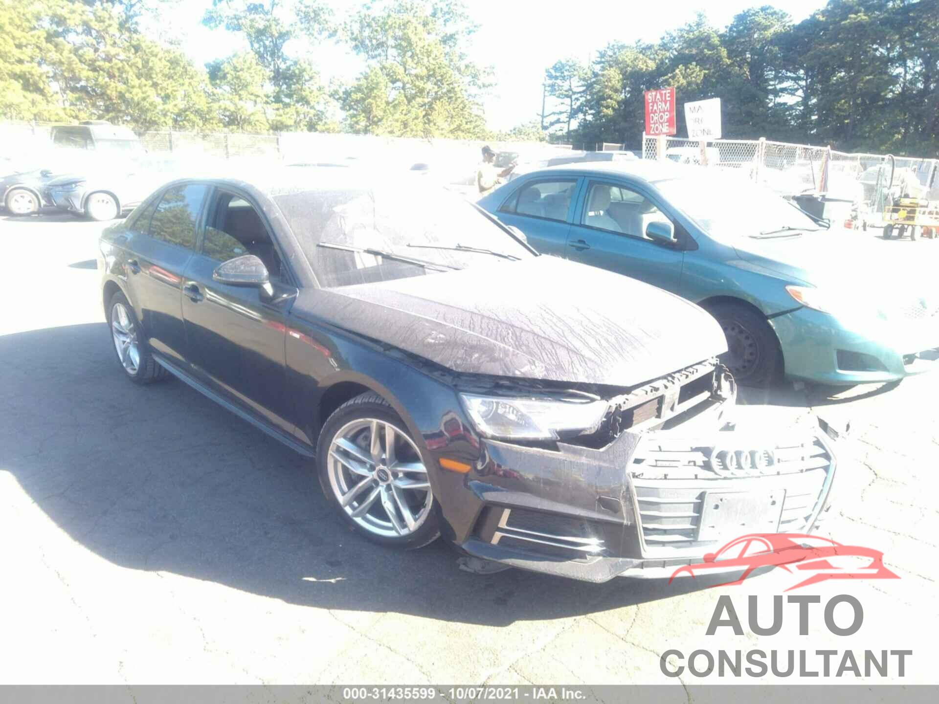 AUDI A4 2017 - WAUDNAF40HN047401