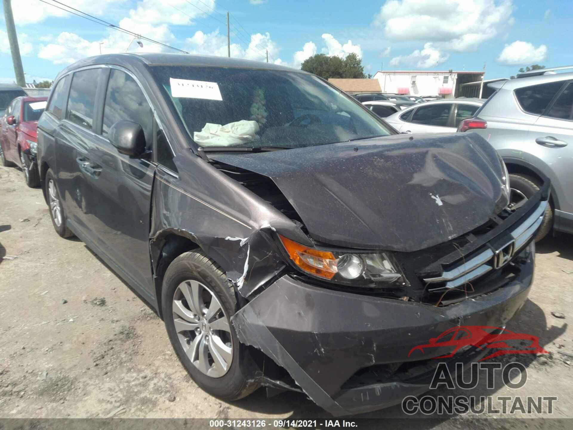 HONDA ODYSSEY 2016 - 5FNRL5H37GB028240