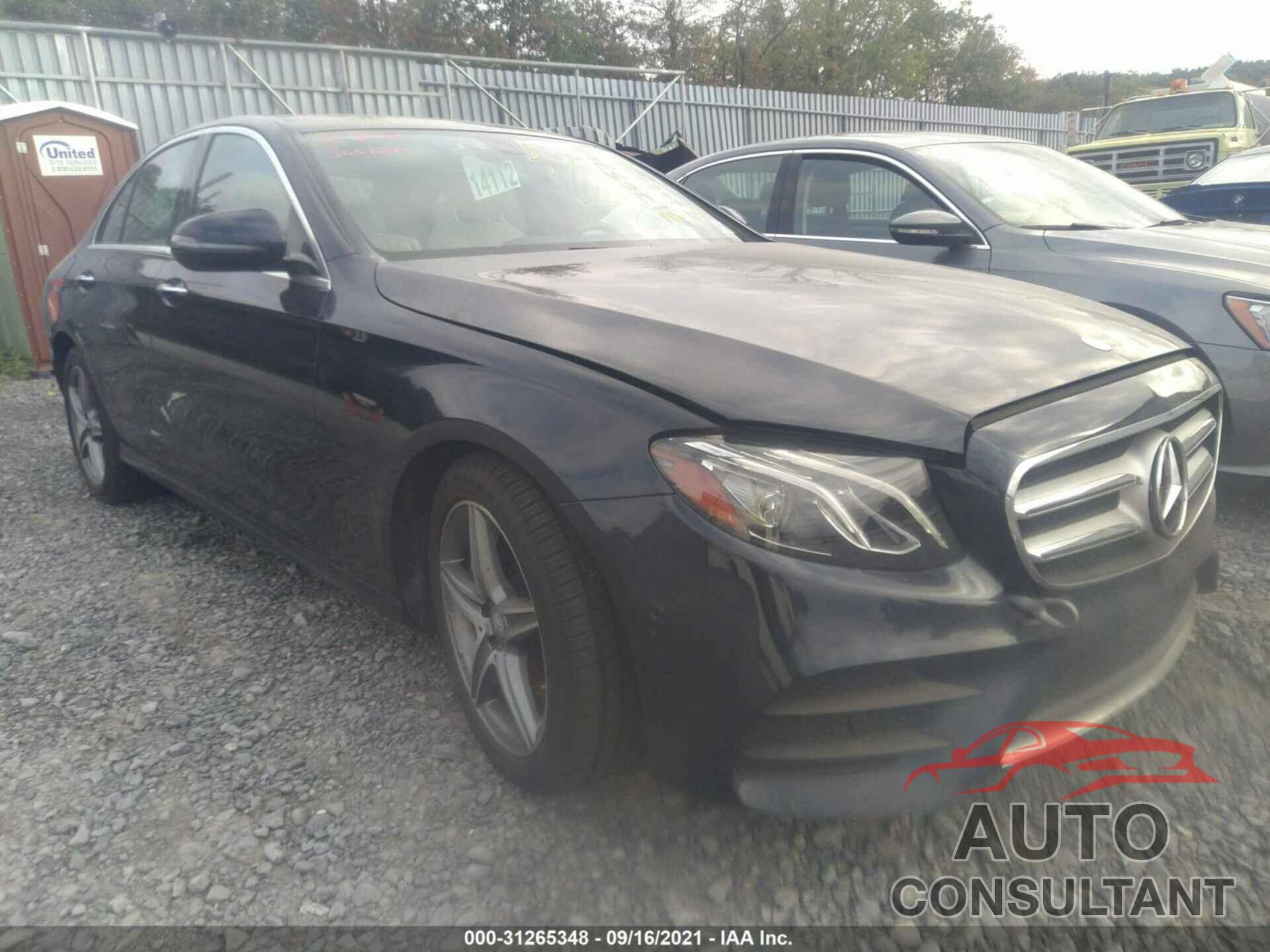 MERCEDES-BENZ E-CLASS 2017 - WDDZF4KB0HA050291
