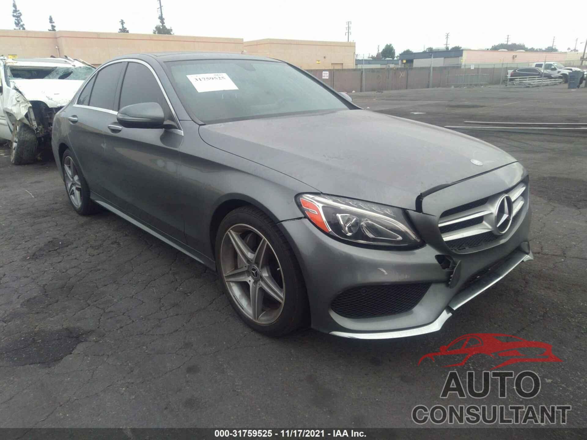 MERCEDES-BENZ C-CLASS 2017 - 55SWF4JB9HU219759