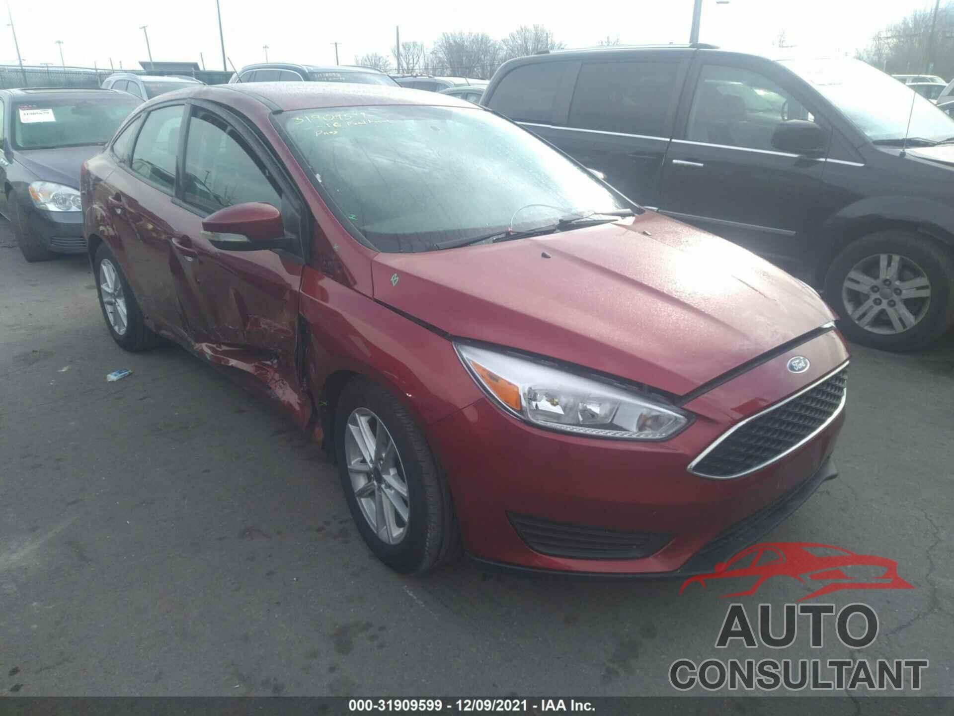 FORD FOCUS 2016 - 1FADP3F25GL305144