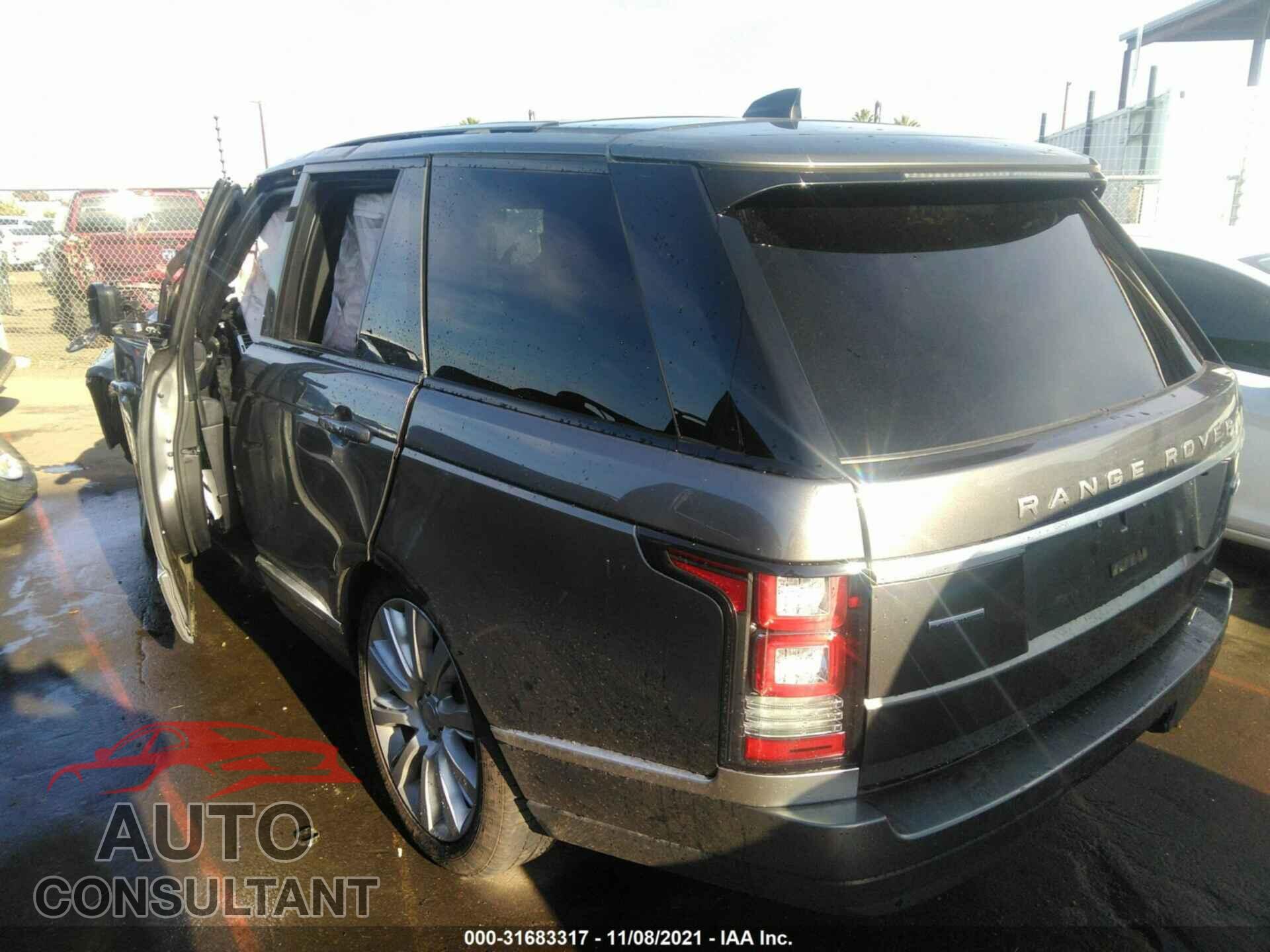 LAND ROVER RANGE ROVER 2017 - SALGS2FE5HA359575