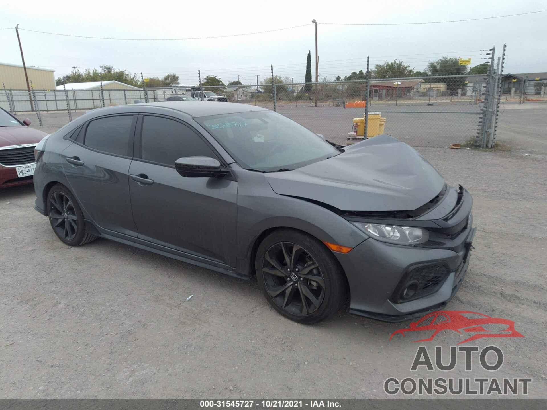 HONDA CIVIC HATCHBACK 2018 - SHHFK7H41JU207079