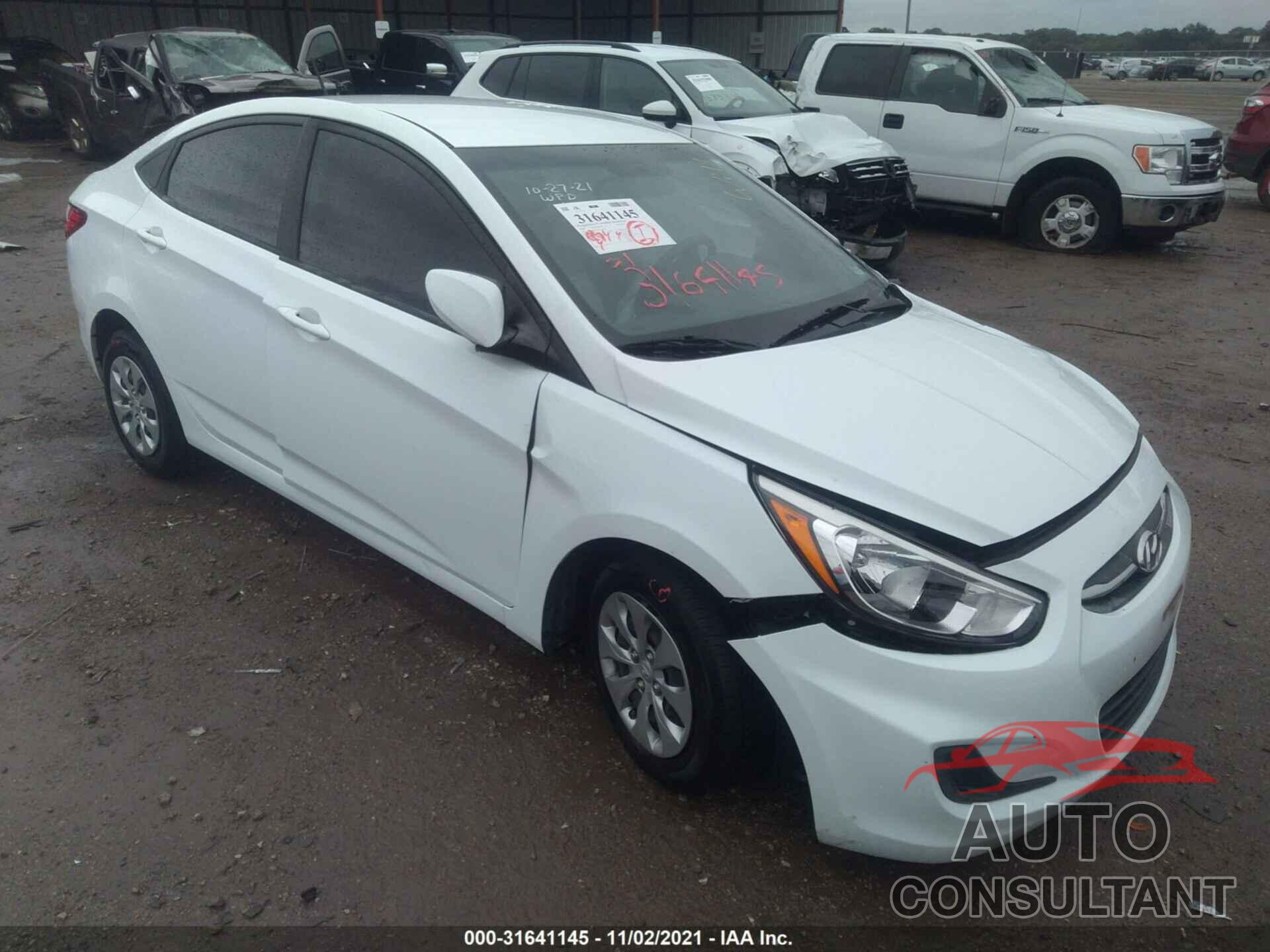 HYUNDAI ACCENT 2016 - KMHCT4AE4GU161794