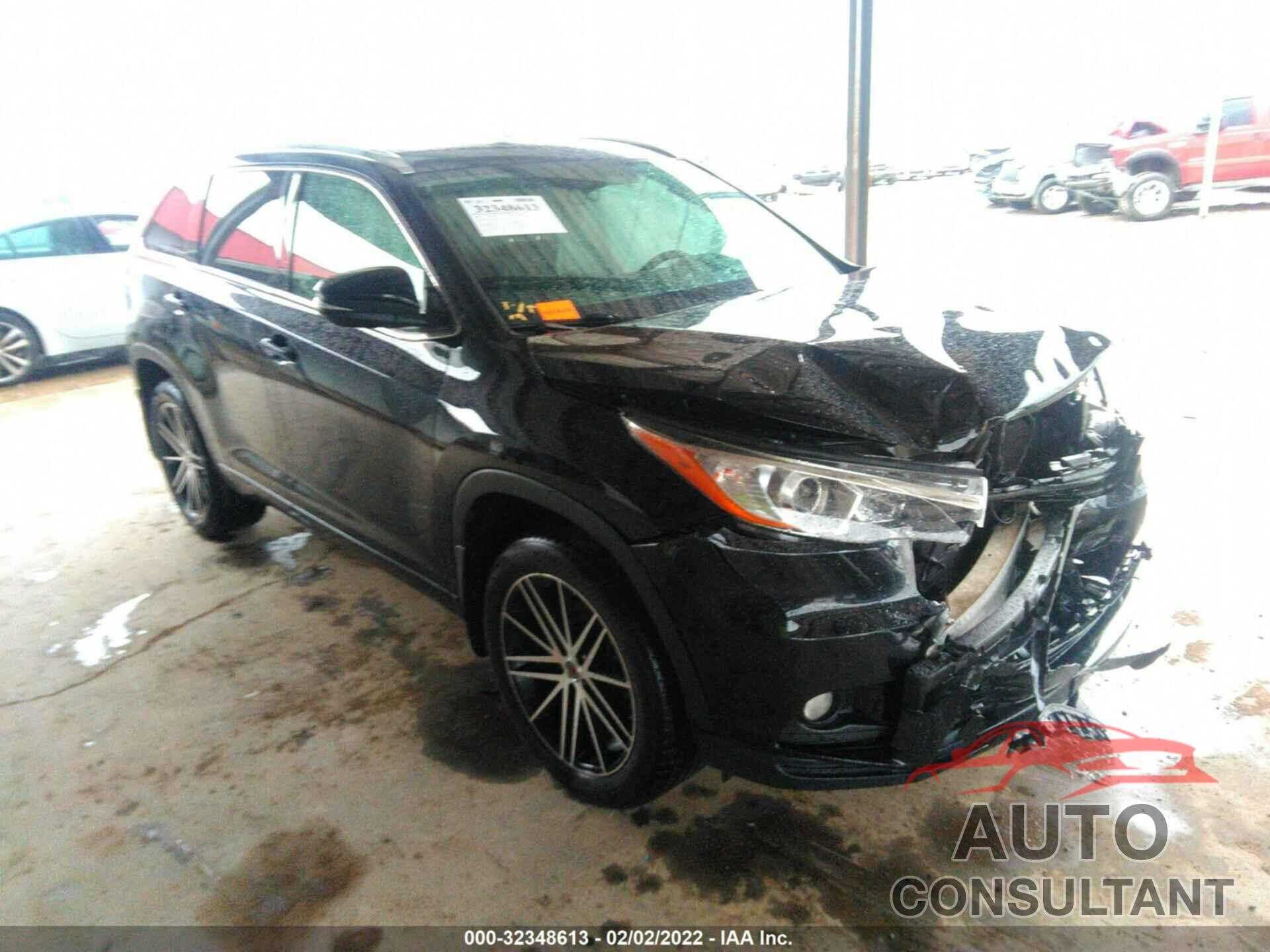 TOYOTA HIGHLANDER 2016 - 5TDJKRFH3GS323837