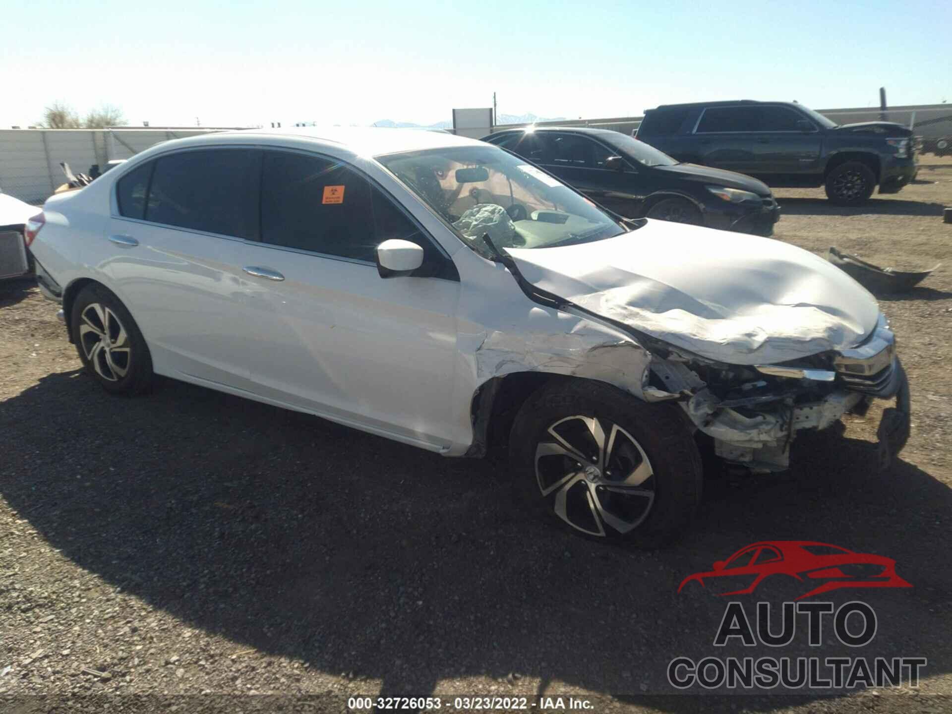 HONDA ACCORD SEDAN 2016 - 1HGCR2F30GA110147